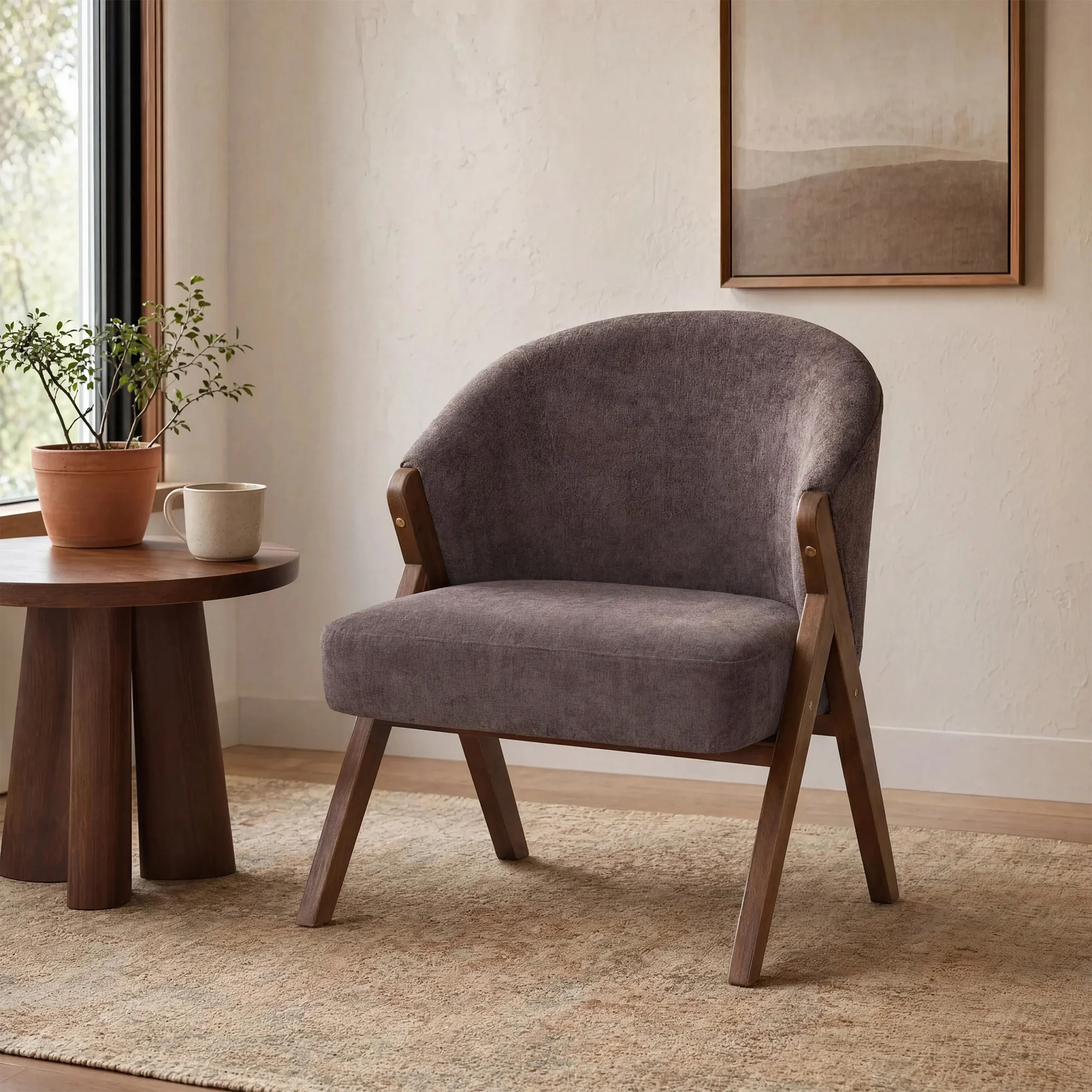 Remy Accent Chair Chocolate