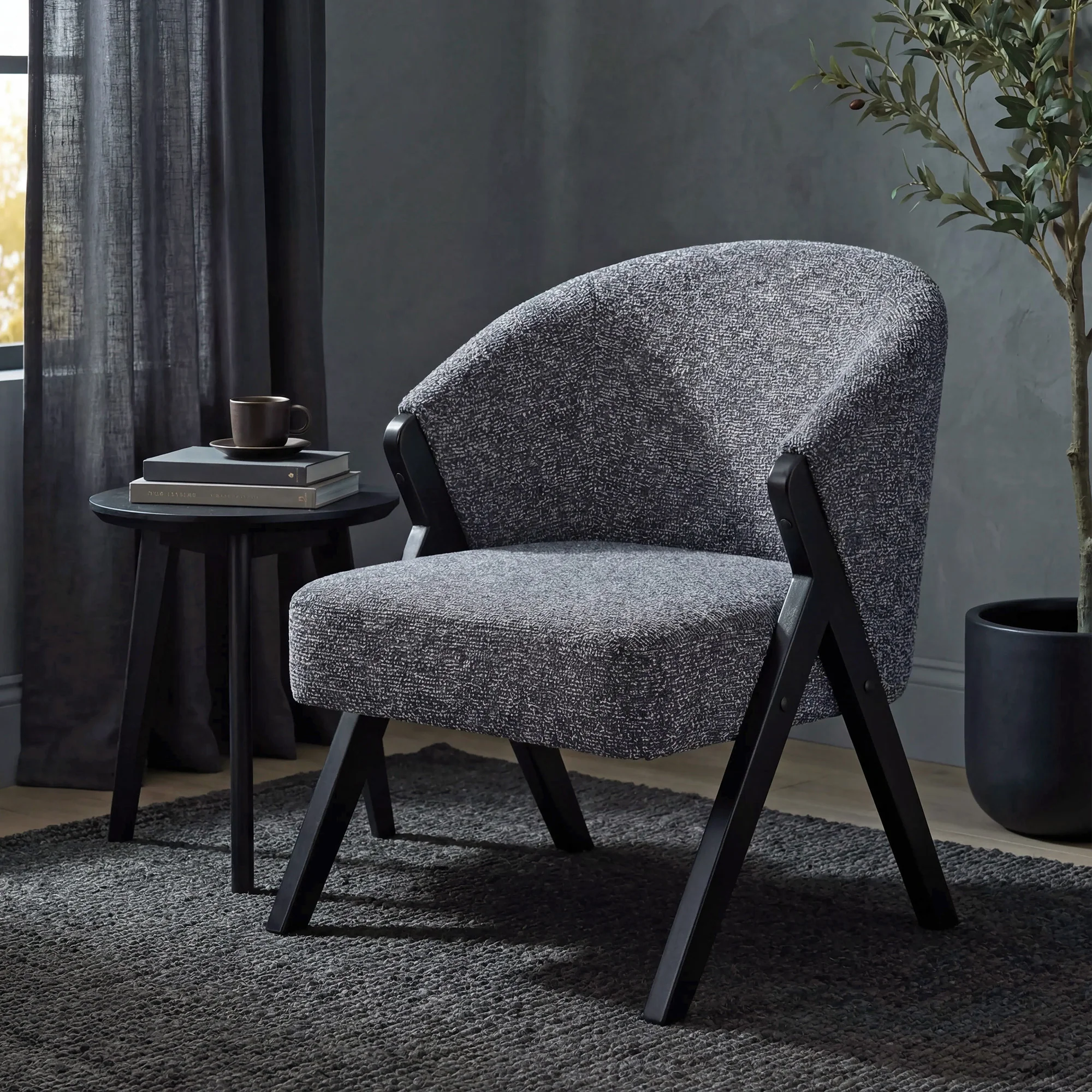 Remy Accent Chair Grey