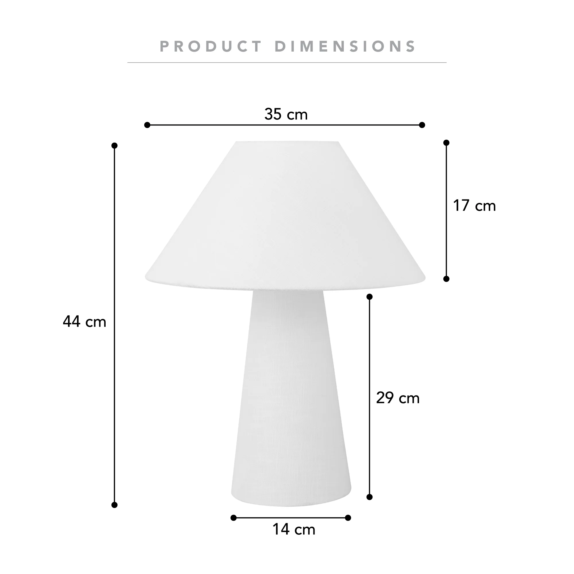 Remy Table Lamp Linen - Image 3