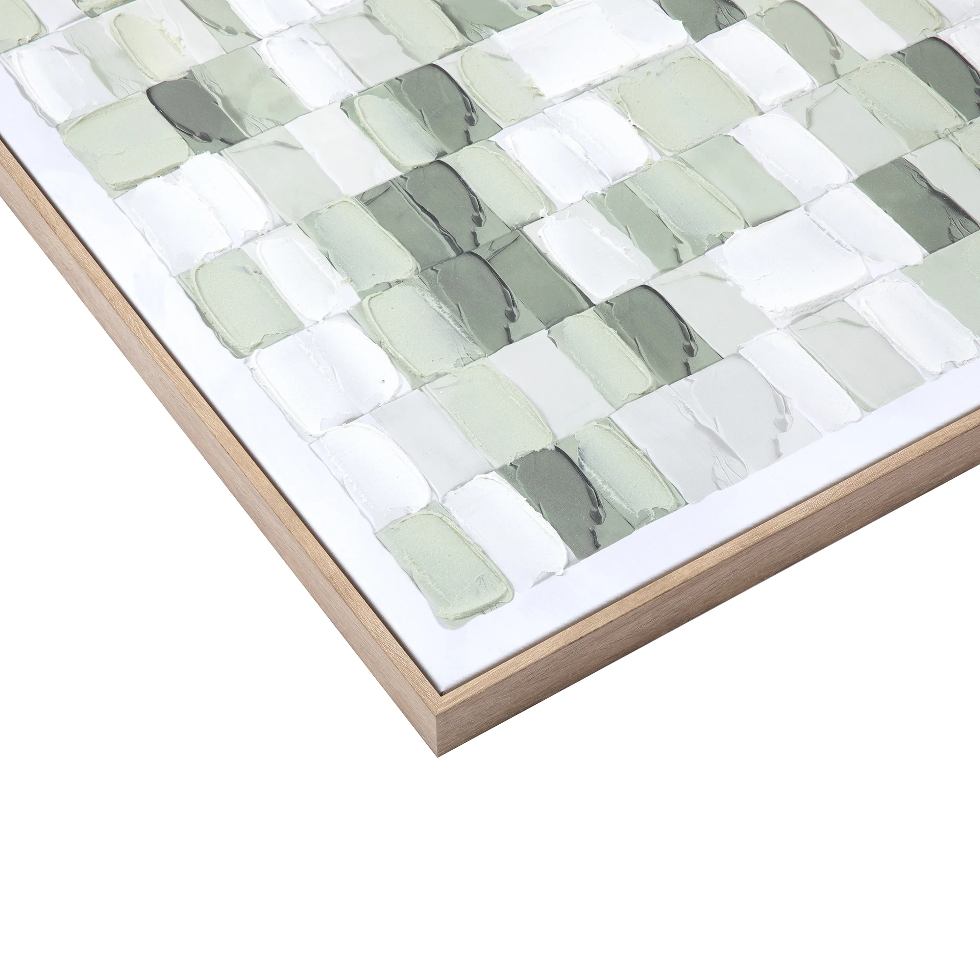 Sage Bricks Wall Art 70x100cm - Image 4
