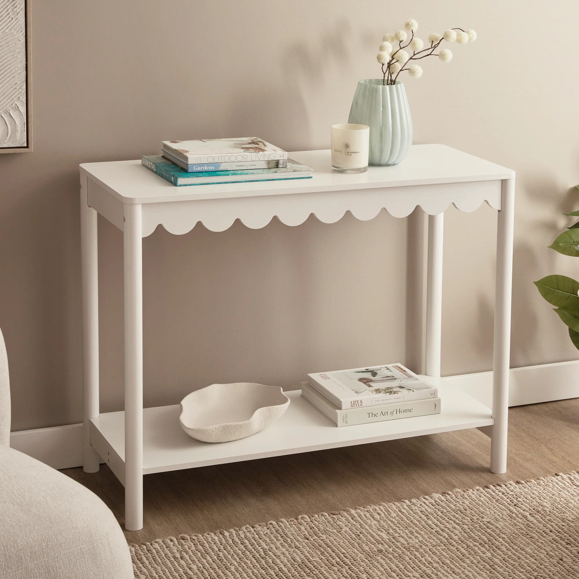Sally Console Table White (100cm)