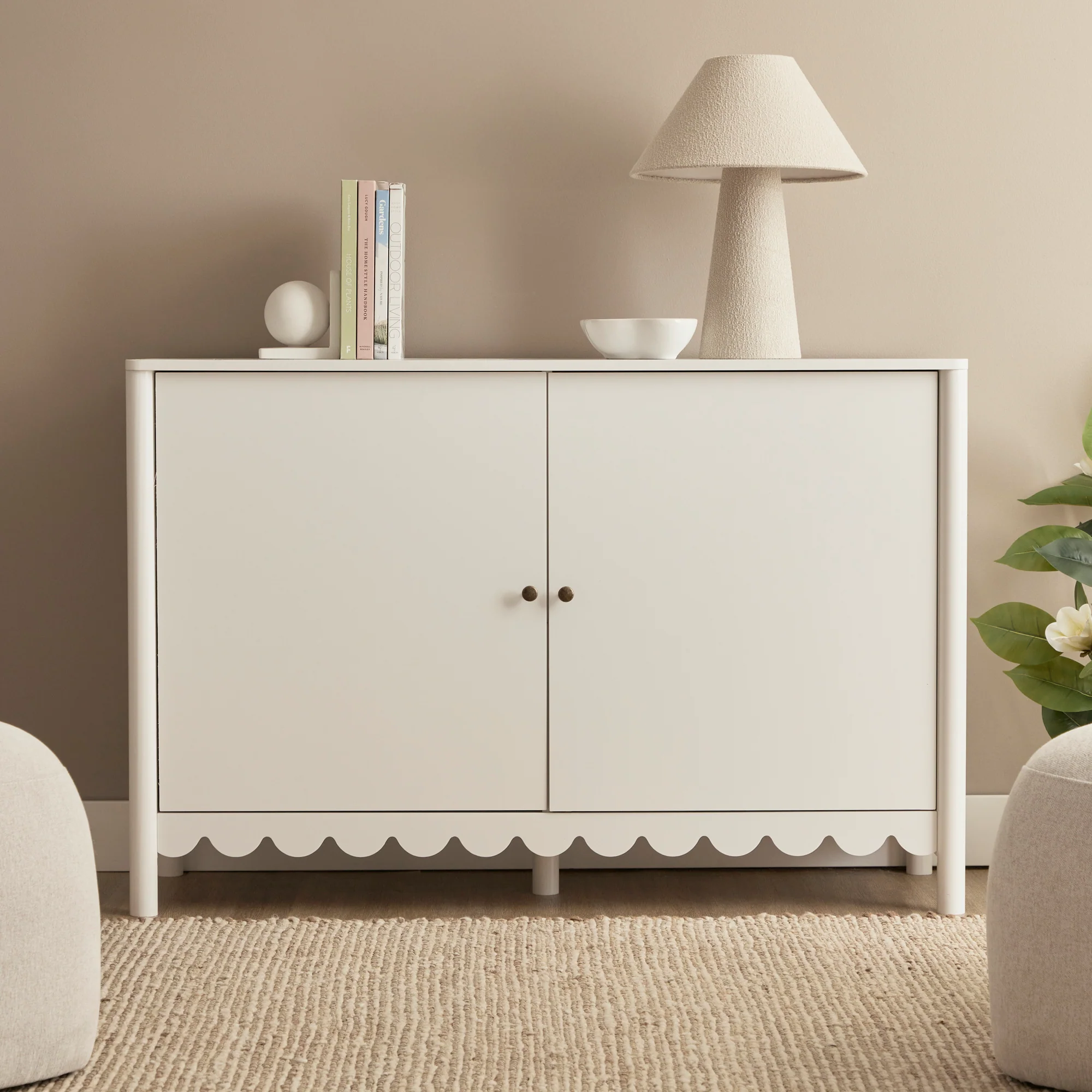 Sally Buffet White (120cm) - Image 5