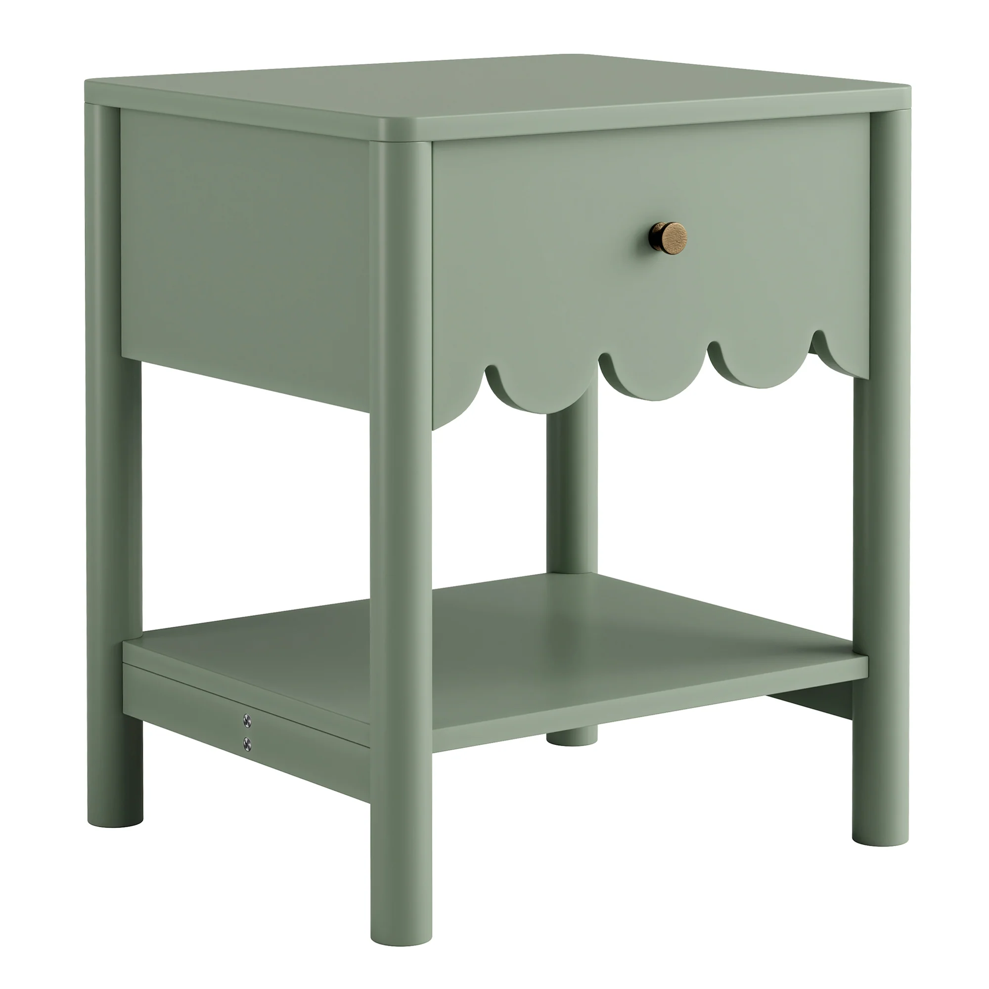 Sally Bedside Table Sage - Image 2