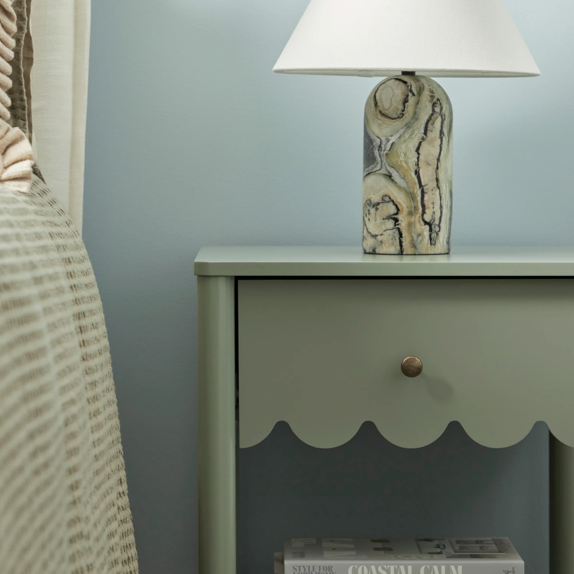 Sally Bedside Table Sage (Set of 2) - Image 4