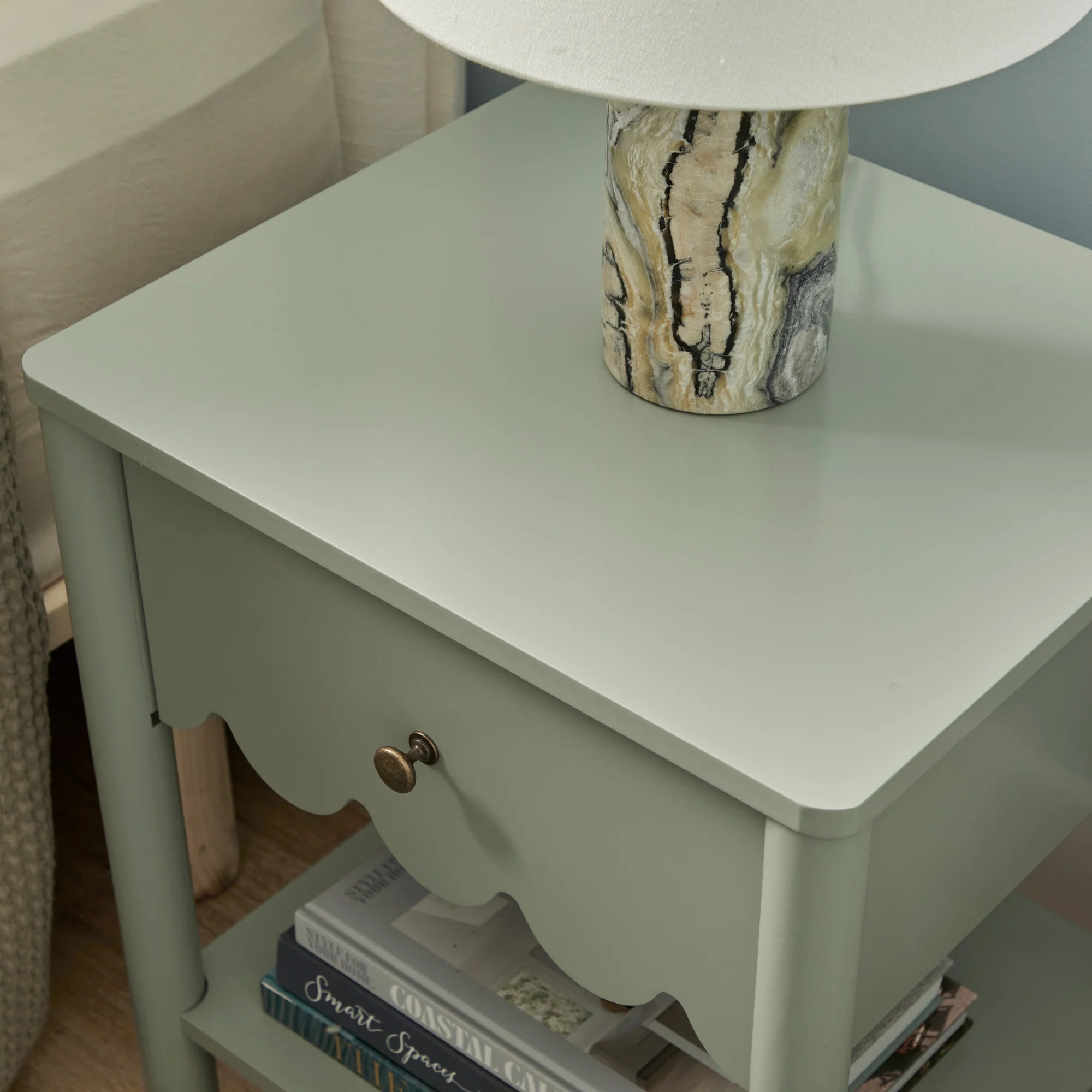 Sally Bedside Table Sage (Set of 2) - Image 7
