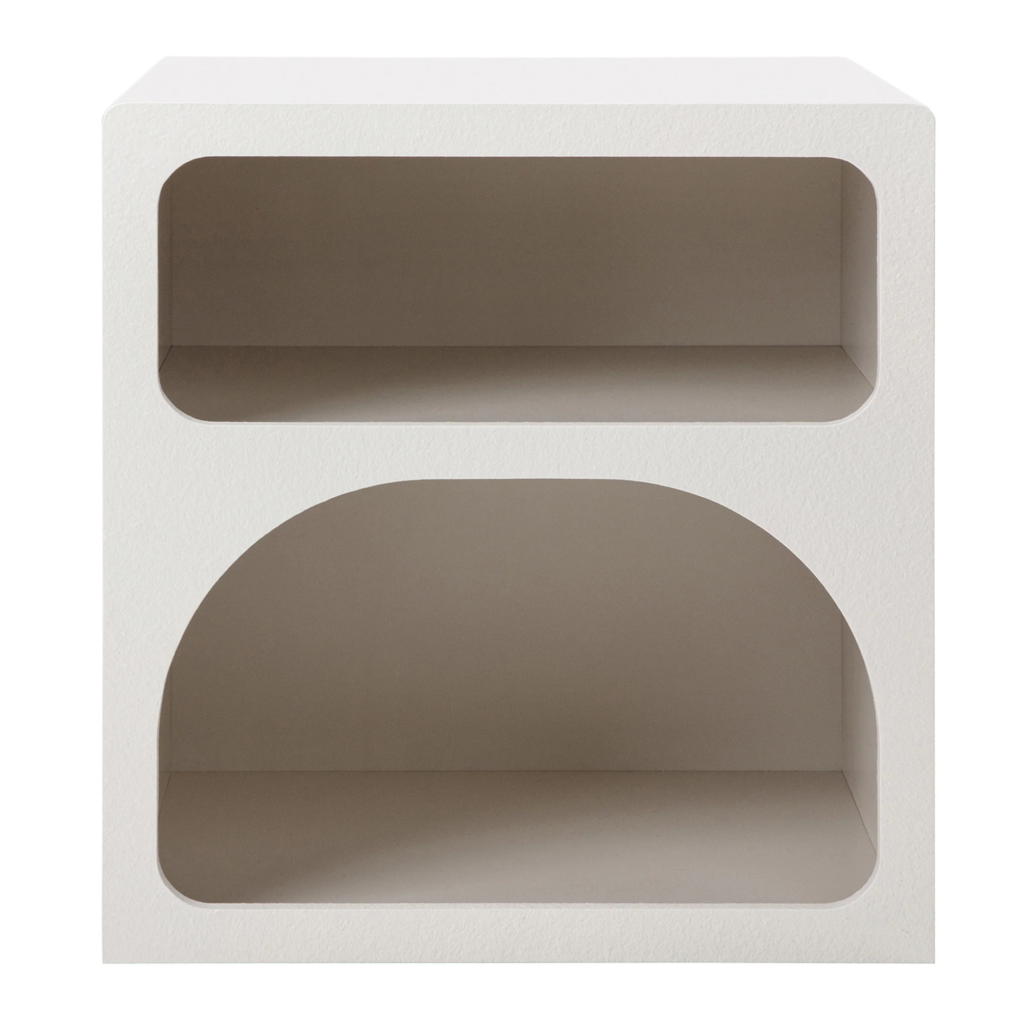 Santorini Bedside Table Off-White (Set of 2) - Image 8
