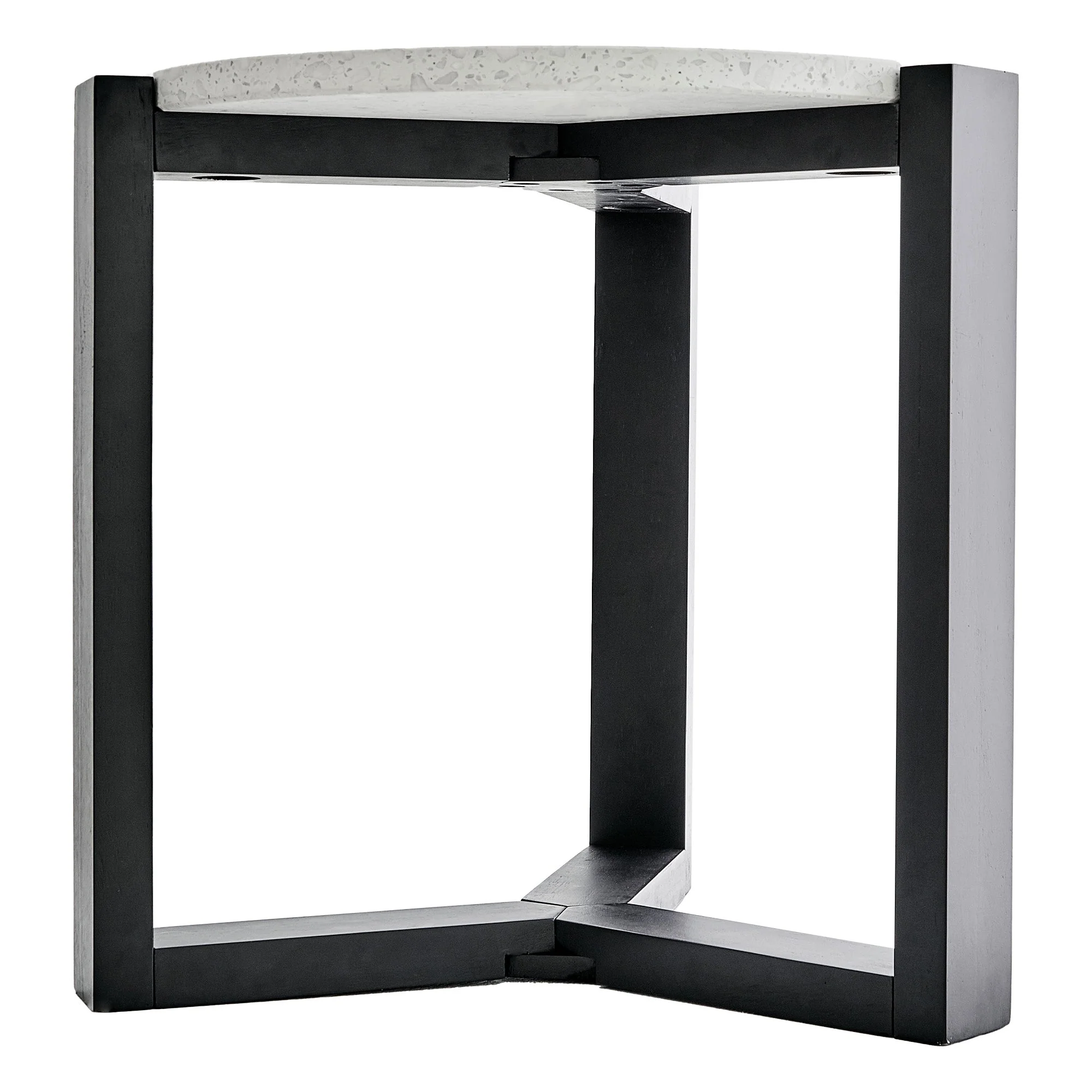 Sass Terrazzo Side Table Black - Image 10
