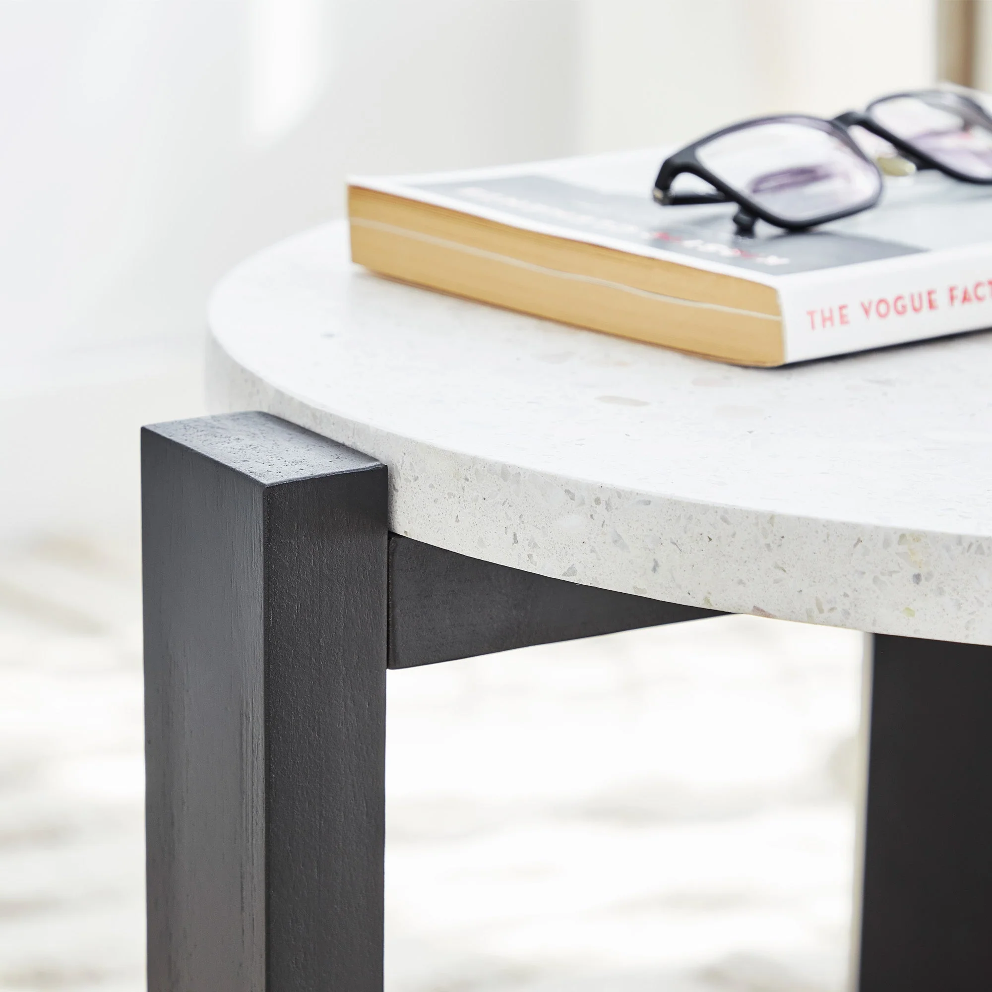 Sass Terrazzo Side Table Black - Image 7