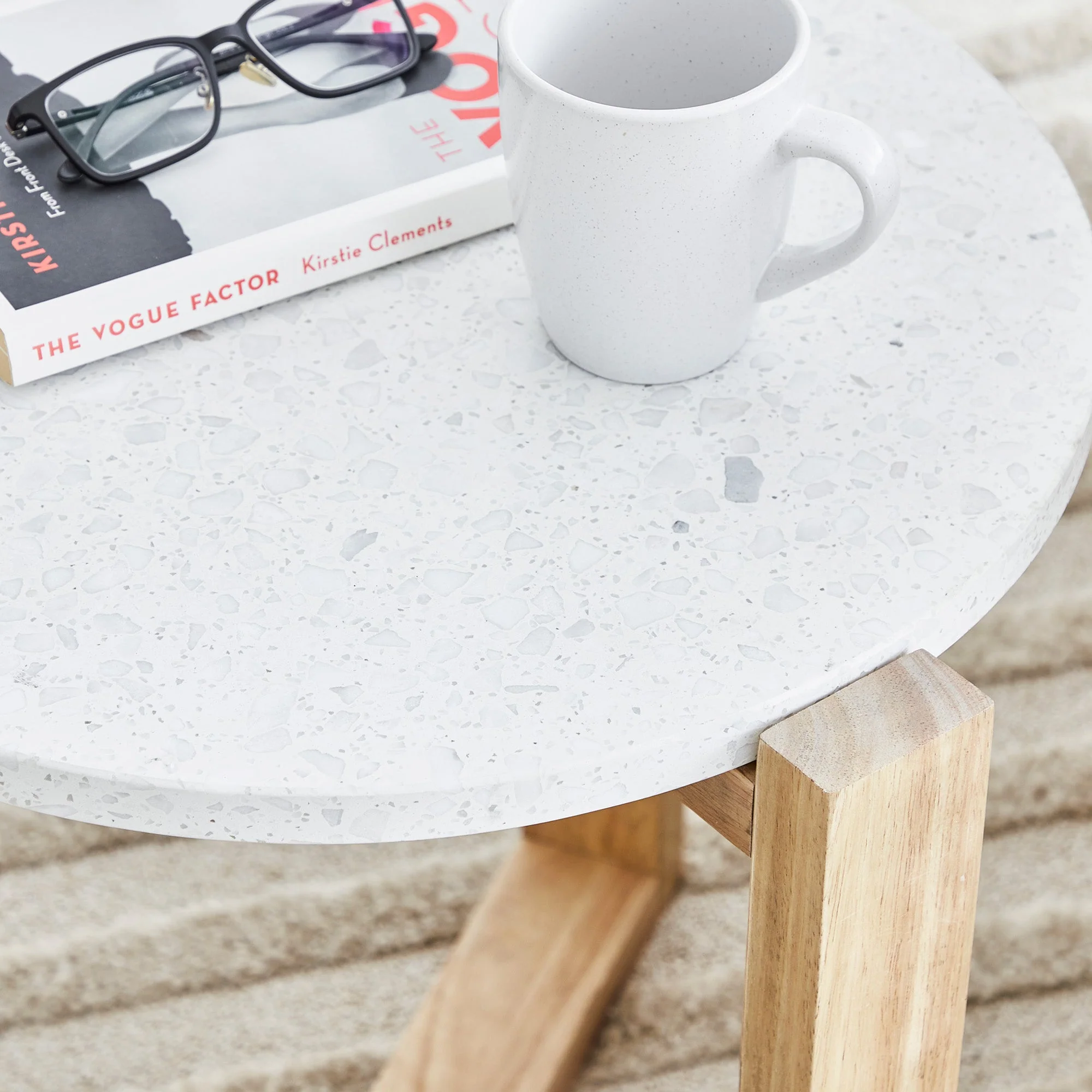 Sass Terrazzo Side Table Natural - Image 10
