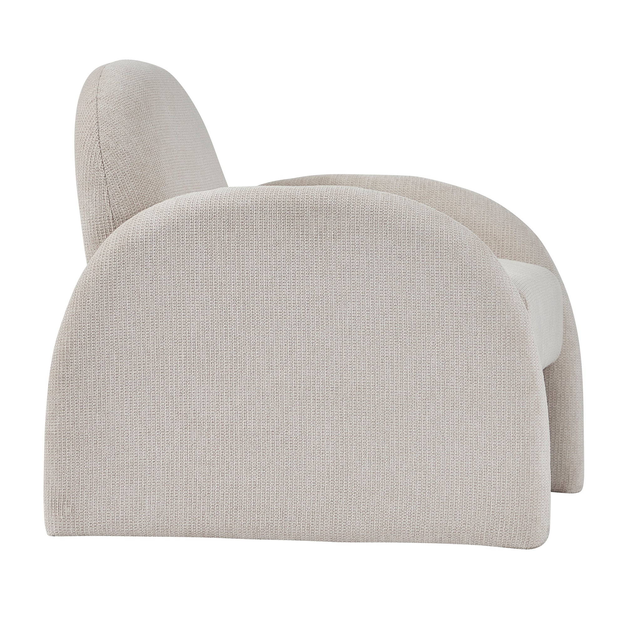 Selene Arched Armchair Cream - Image 9