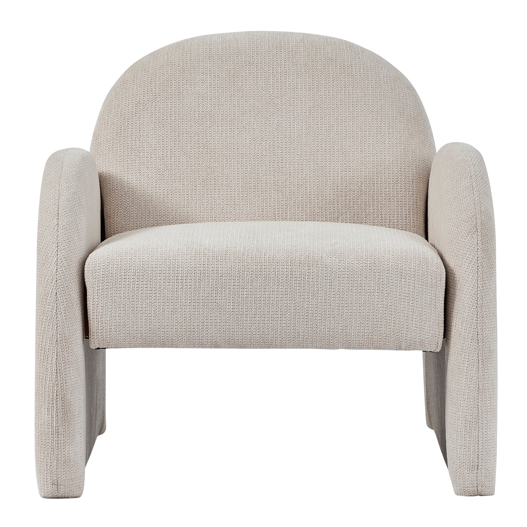 Selene Arched Armchair Cream - Image 8