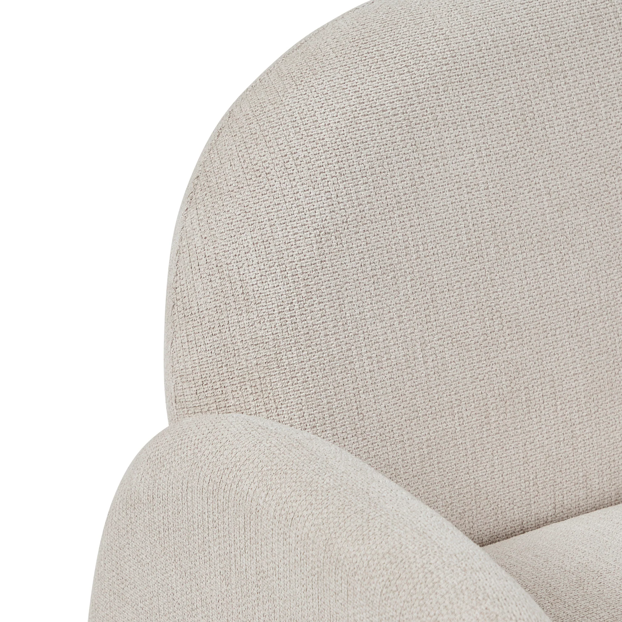 Selene Arched Armchair Cream - Image 10