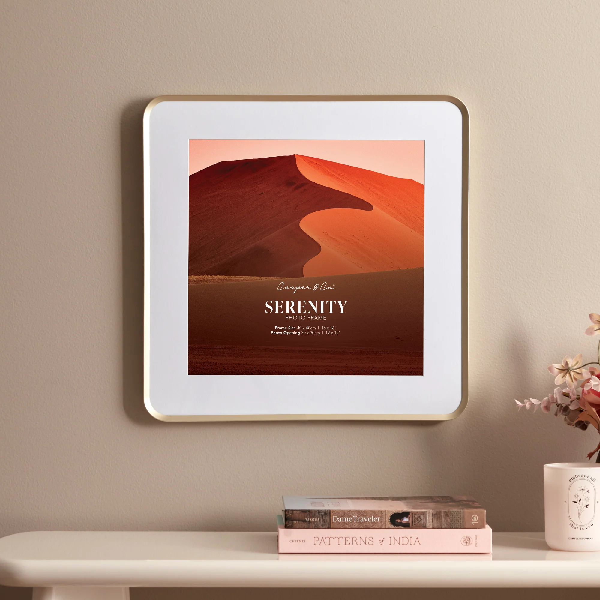 Serenity 40x40cm Mat to 30x30cm Photo Frame - Image 12