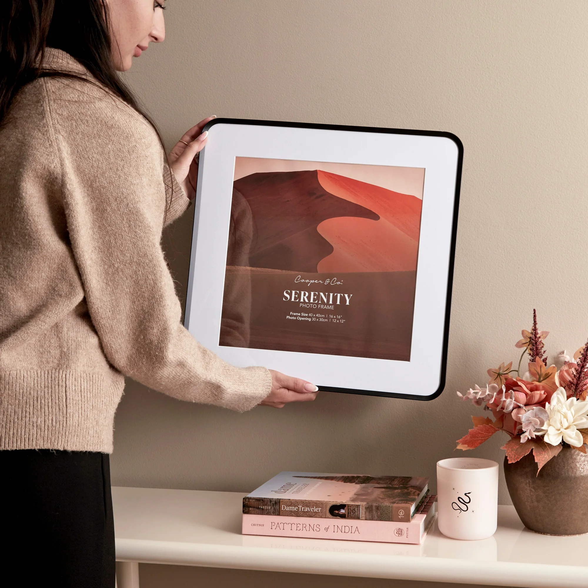 Serenity 40x40cm Mat to 30x30cm Photo Frame - Image 6
