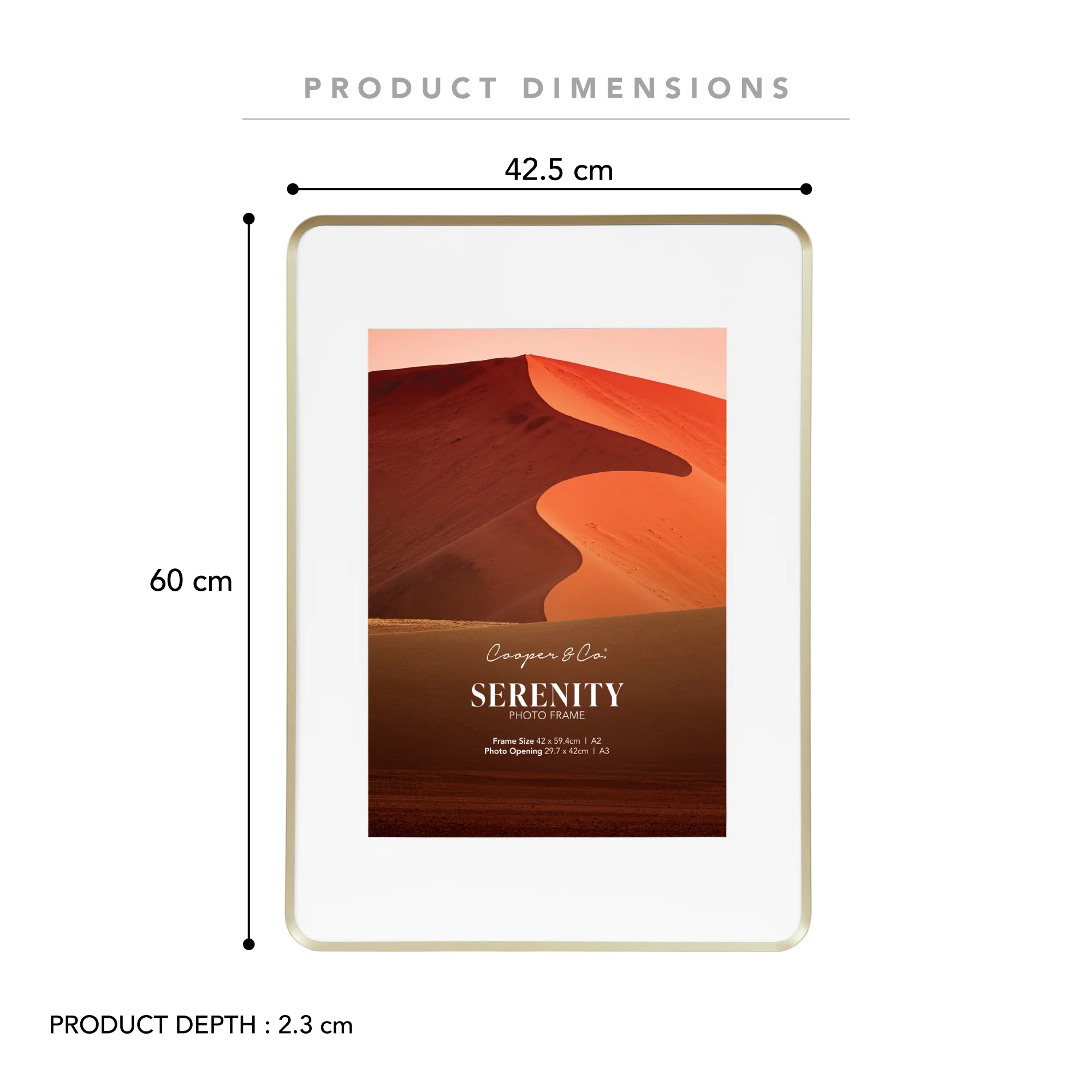 Serenity A2 Mat to A3 Photo Frame - Image 13