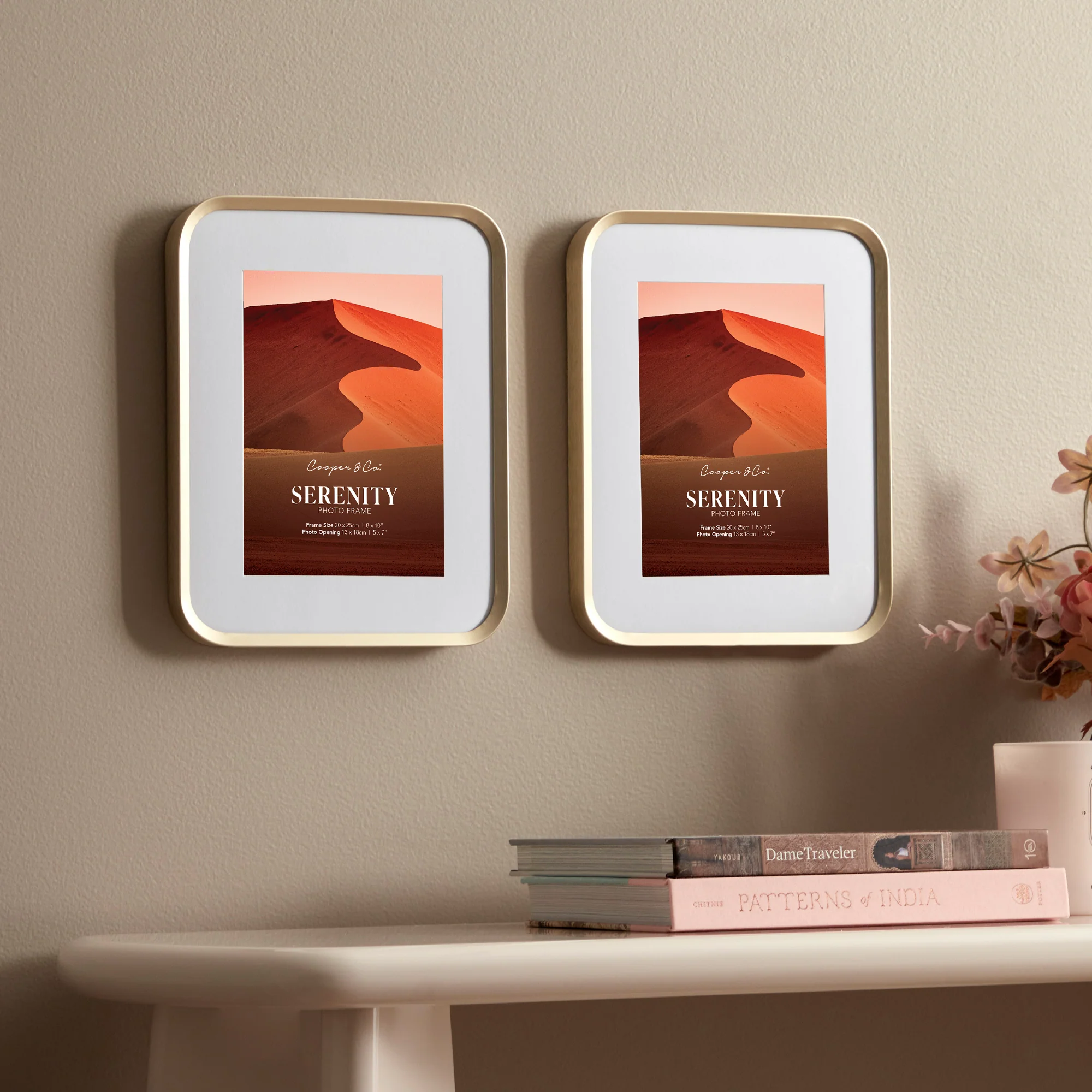 Serenity Set of 2 20x25cm Mat to 13x18cm Photo Frame - Image 17