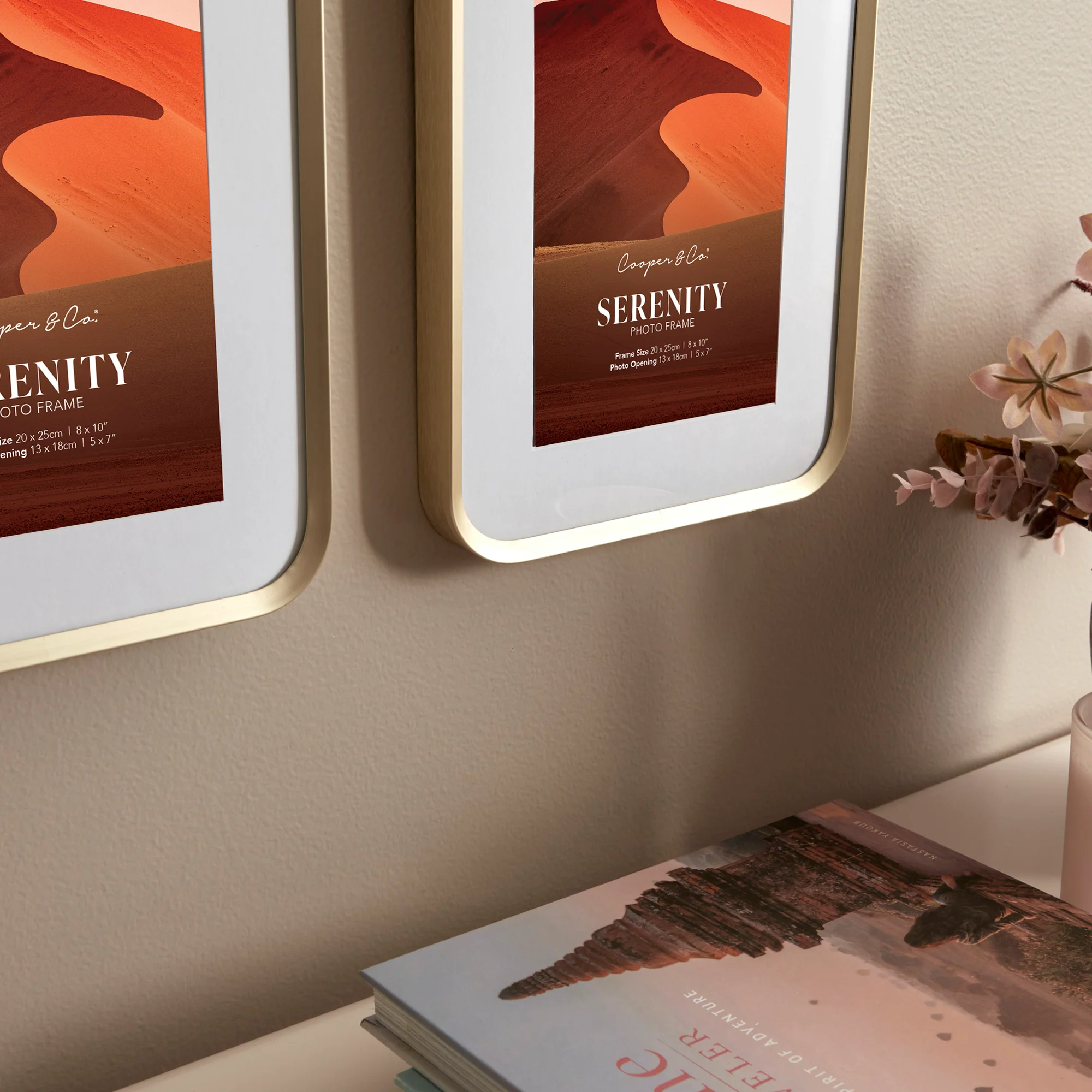 Serenity Set of 2 20x25cm Mat to 13x18cm Photo Frame - Image 18