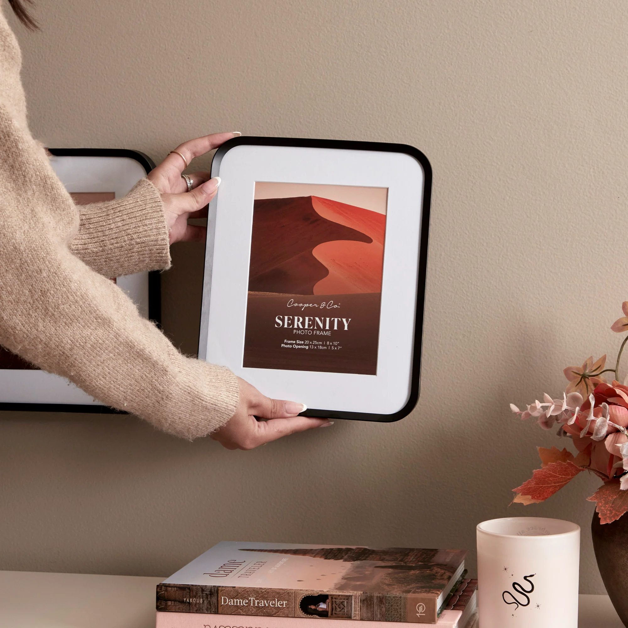 Serenity Set of 2 20x25cm Mat to 13x18cm Photo Frame - Image 7