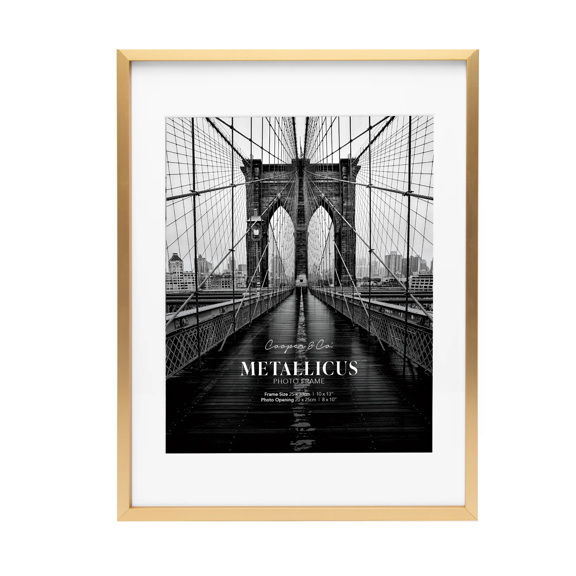 Set Of 2 25x33cm Mat to 20x25cm Premium Metal Photo Frames - Image 13
