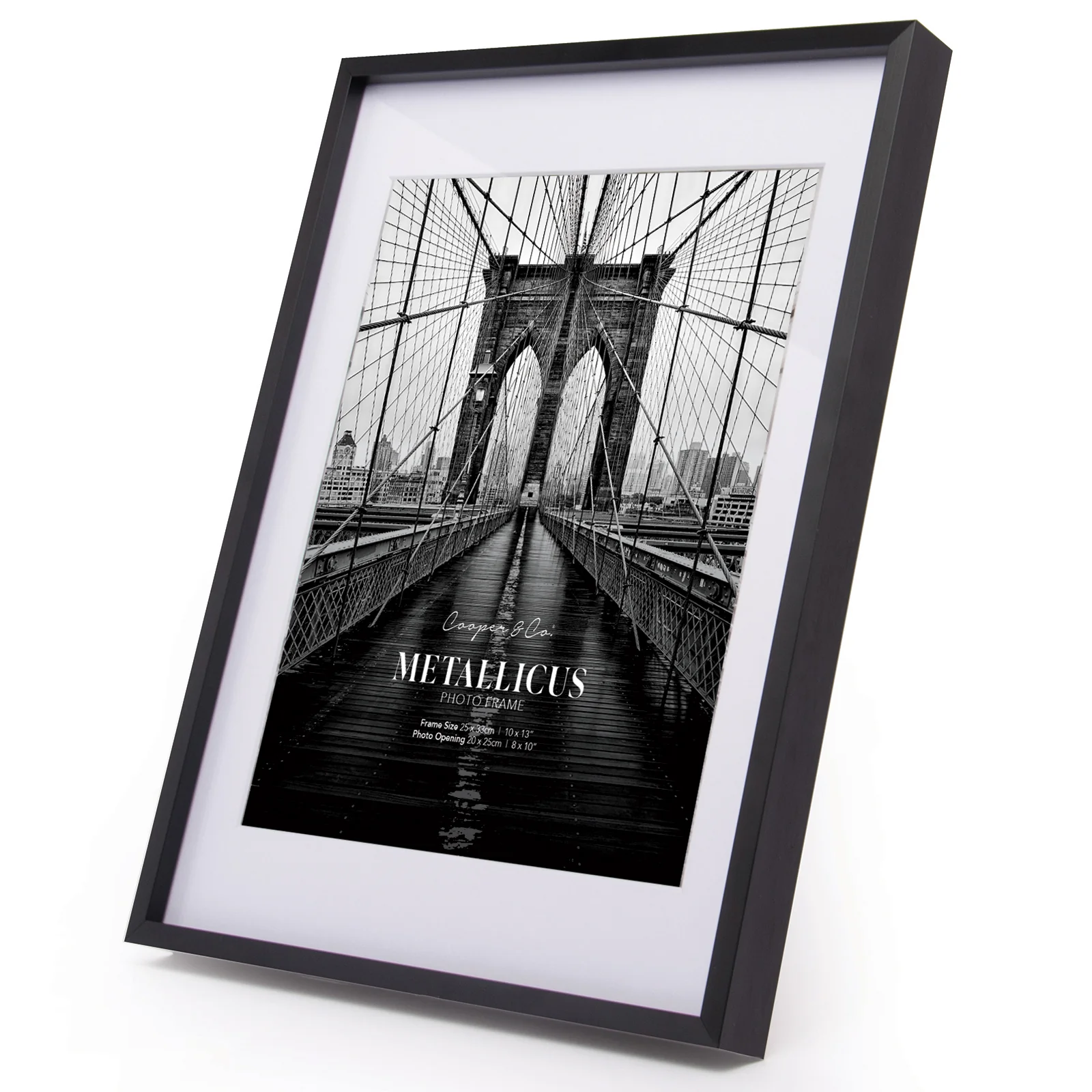 Set Of 2 25x33cm Mat to 20x25cm Premium Metal Photo Frames - Image 4