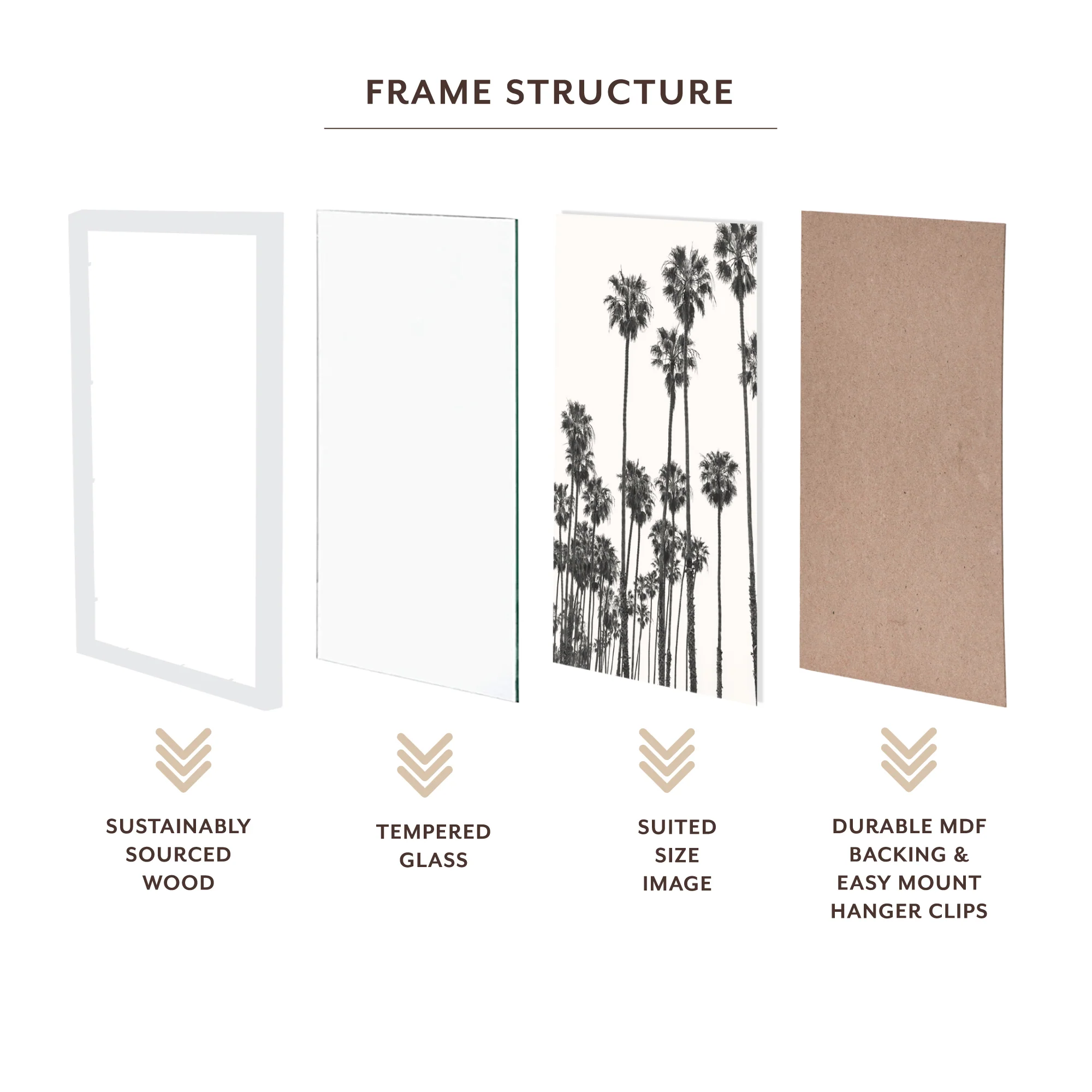 Set Of 2 A4 Premium Paradise Wooden Photo Frame - Image 18