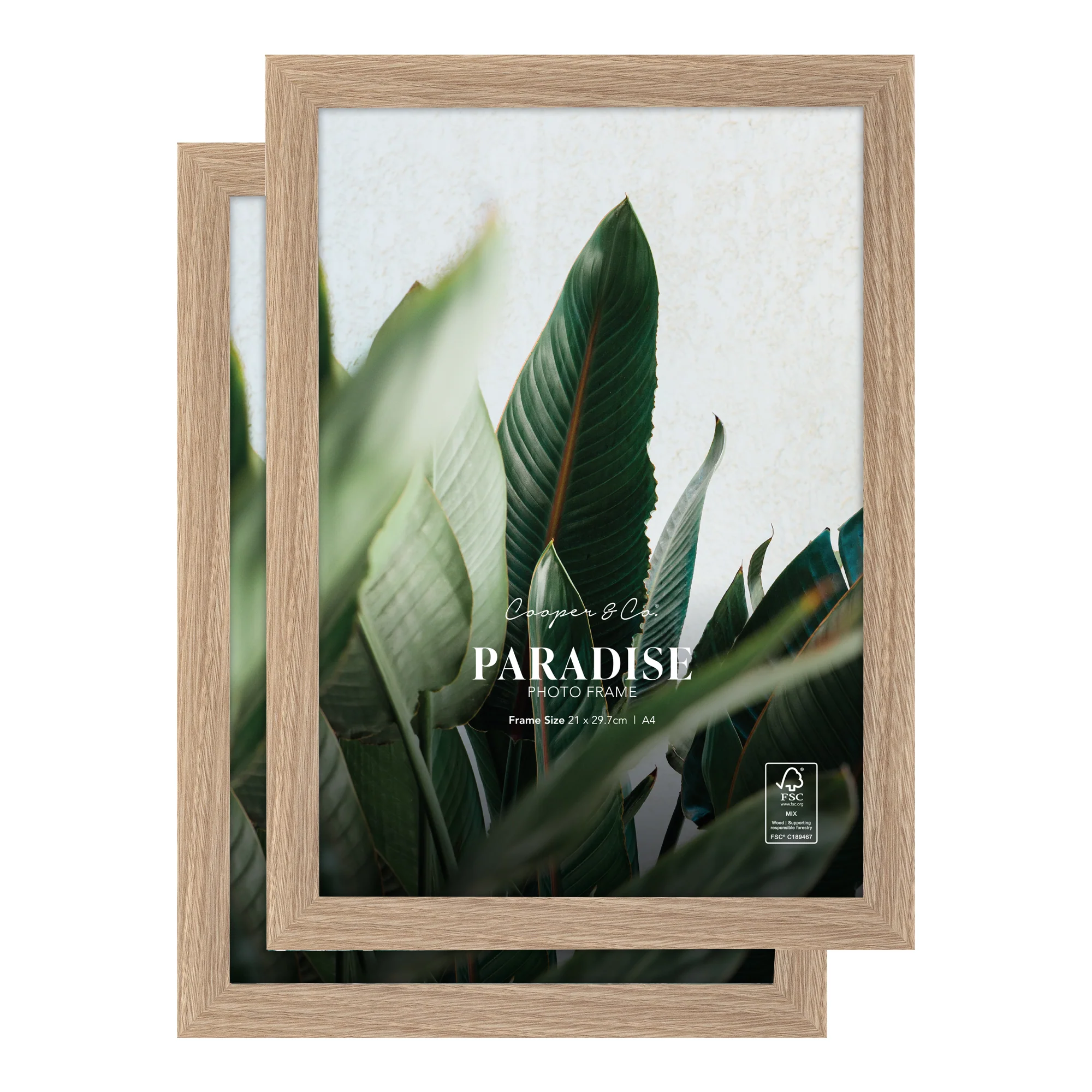 Set Of 2 A4 Premium Paradise Wooden Photo Frame - Image 8