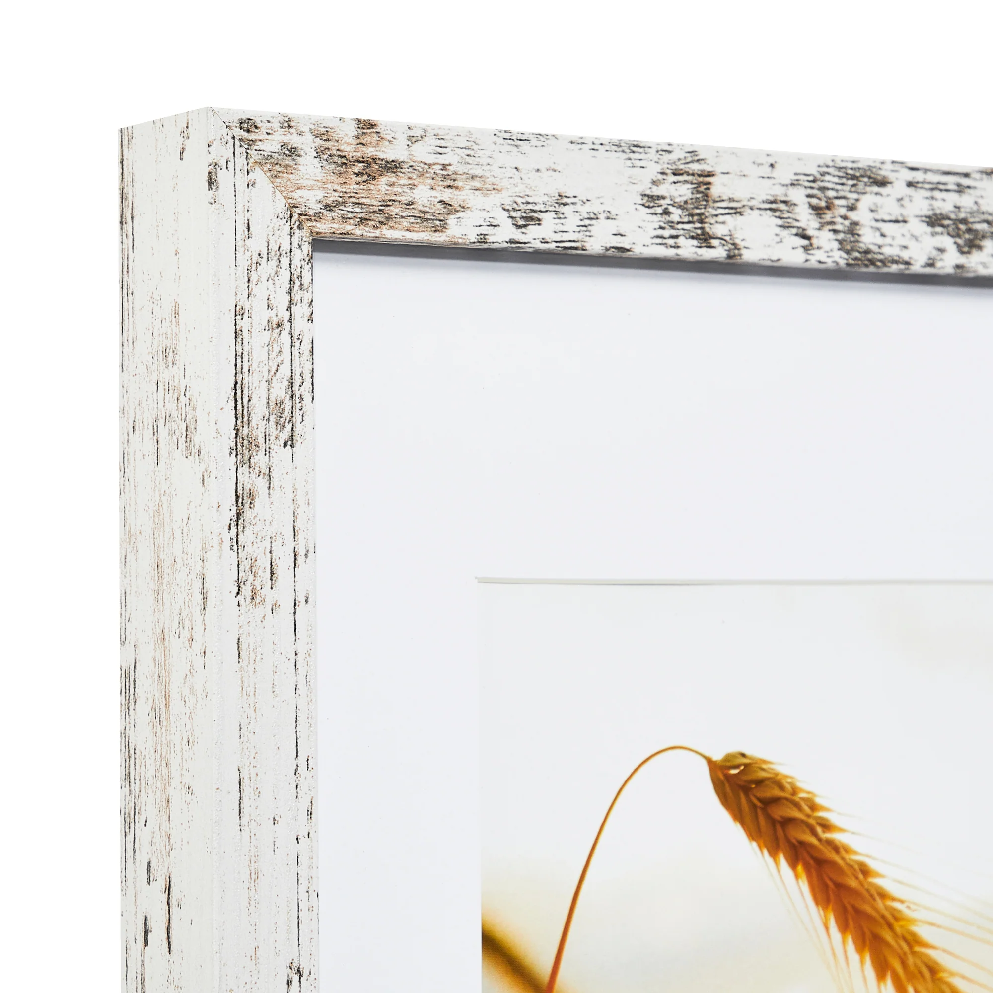 Set Of 2 29.7x42cm Mat to 21x29.7cm Premium Rustic Wooden Photo Frame - Image 14