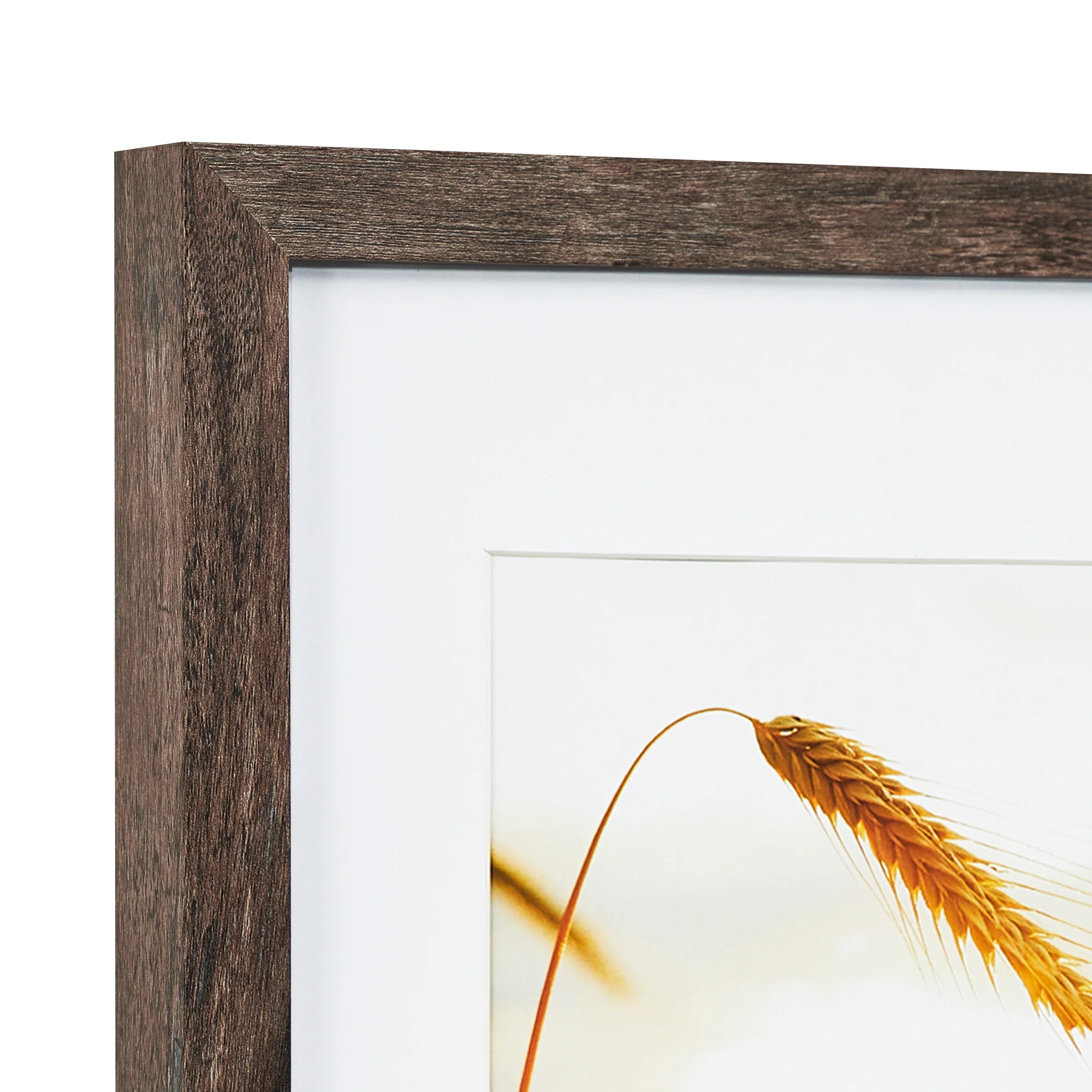 Set Of 2 29.7x42cm Mat to 21x29.7cm Premium Rustic Wooden Photo Frame - Image 7