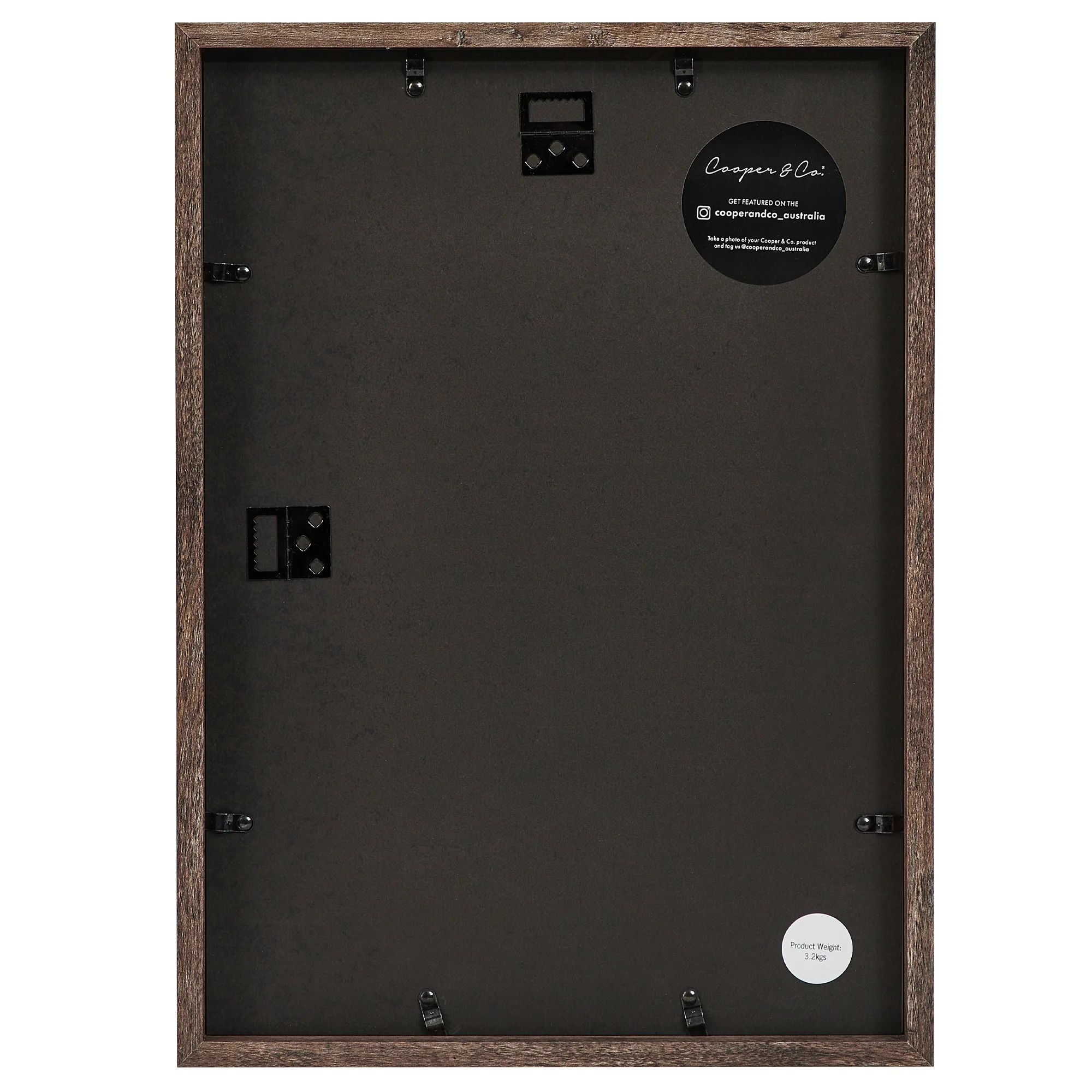 Set Of 2 29.7x42cm Mat to 21x29.7cm Premium Rustic Wooden Photo Frame - Image 9