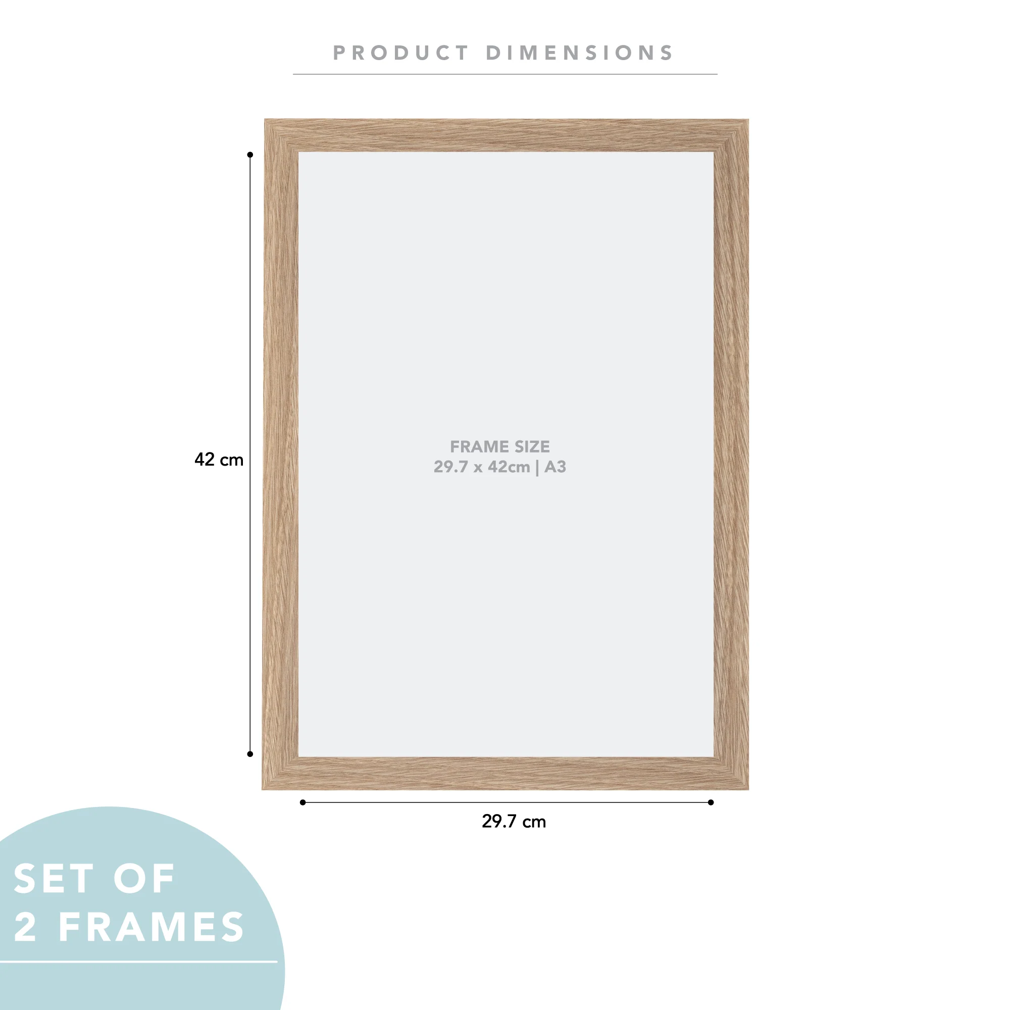 Set Of 2 A3 Premium Paradise Wooden Photo Frame - Image 10