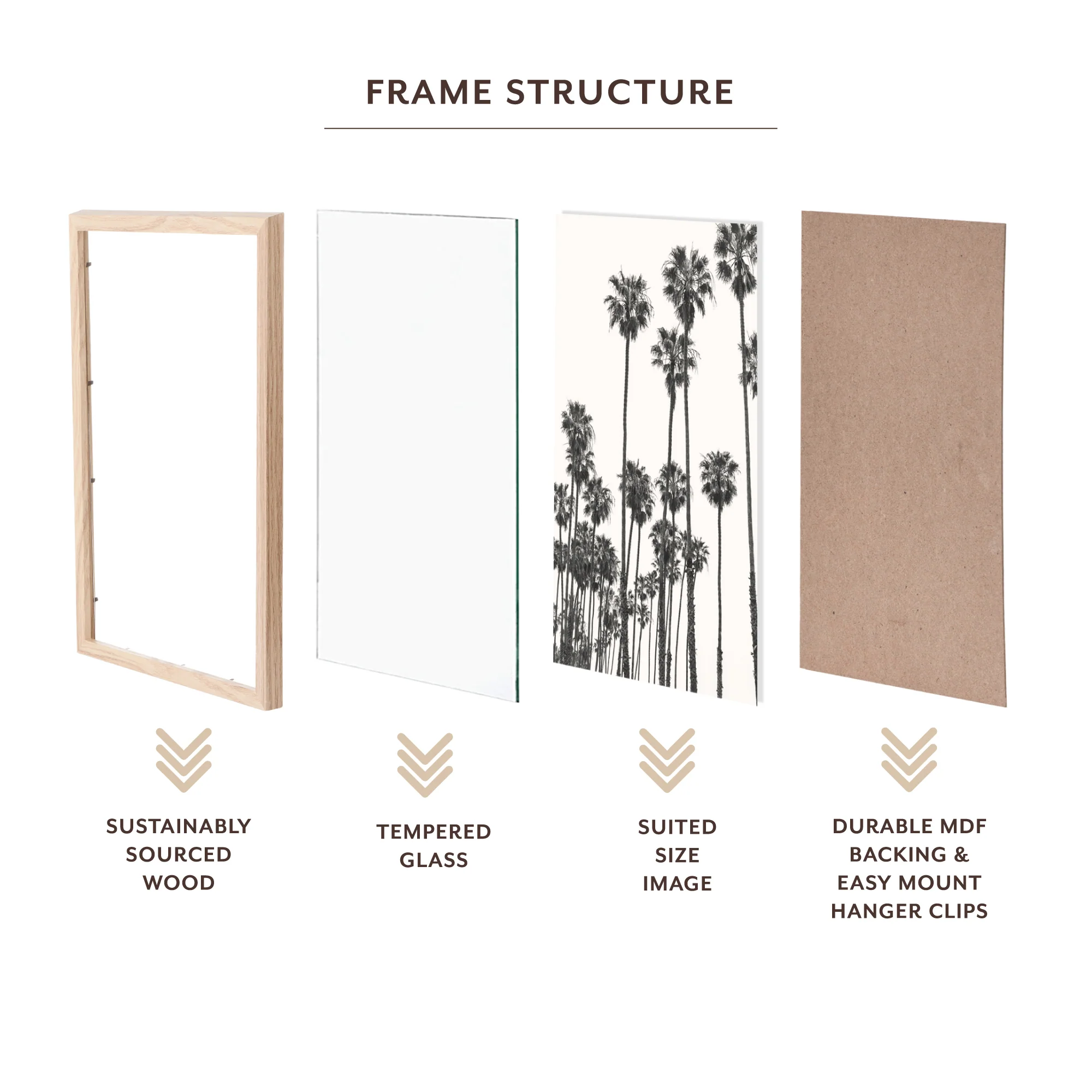 Set Of 2 A3 Premium Paradise Wooden Photo Frame - Image 11