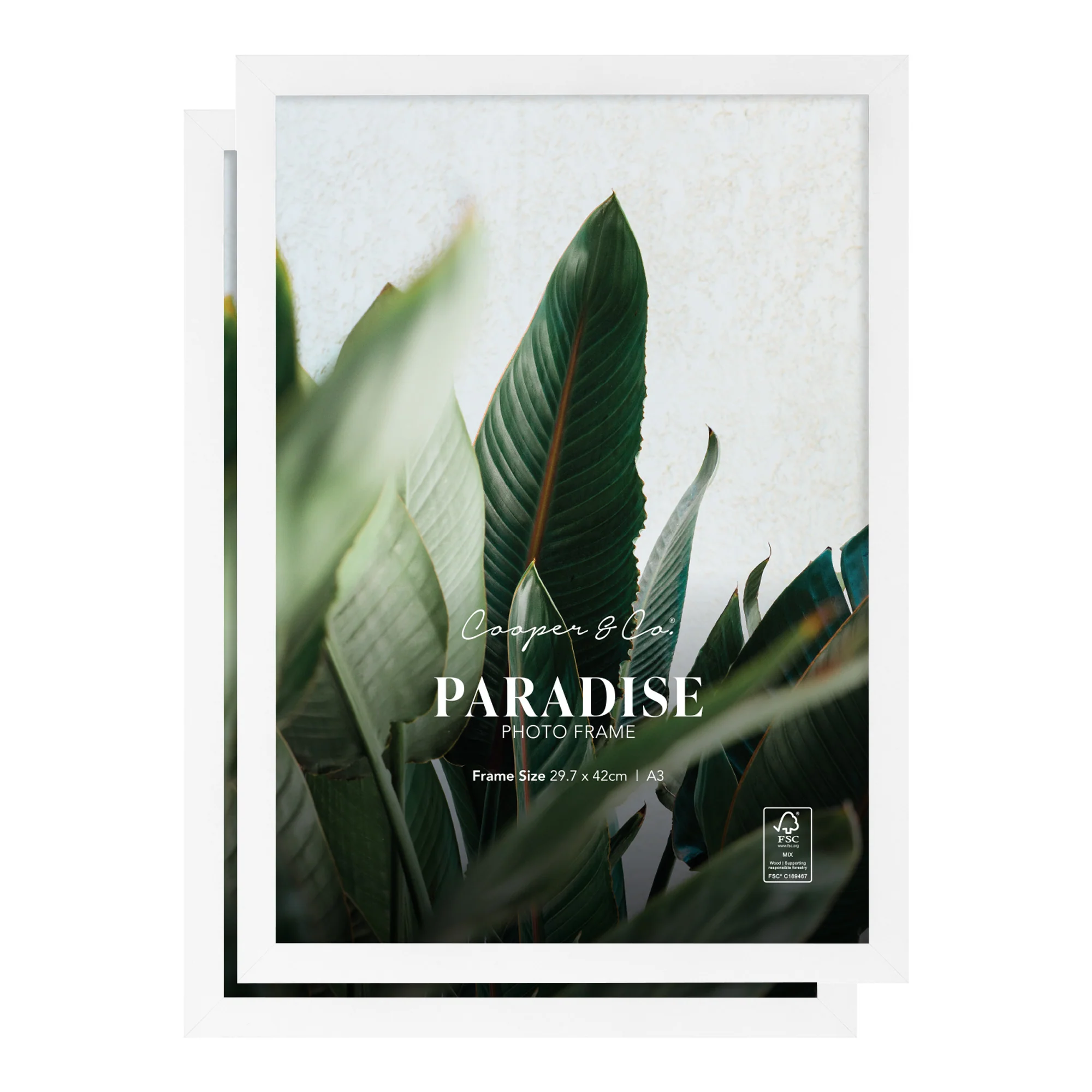 Set Of 2 A3 Premium Paradise Wooden Photo Frame - Image 15