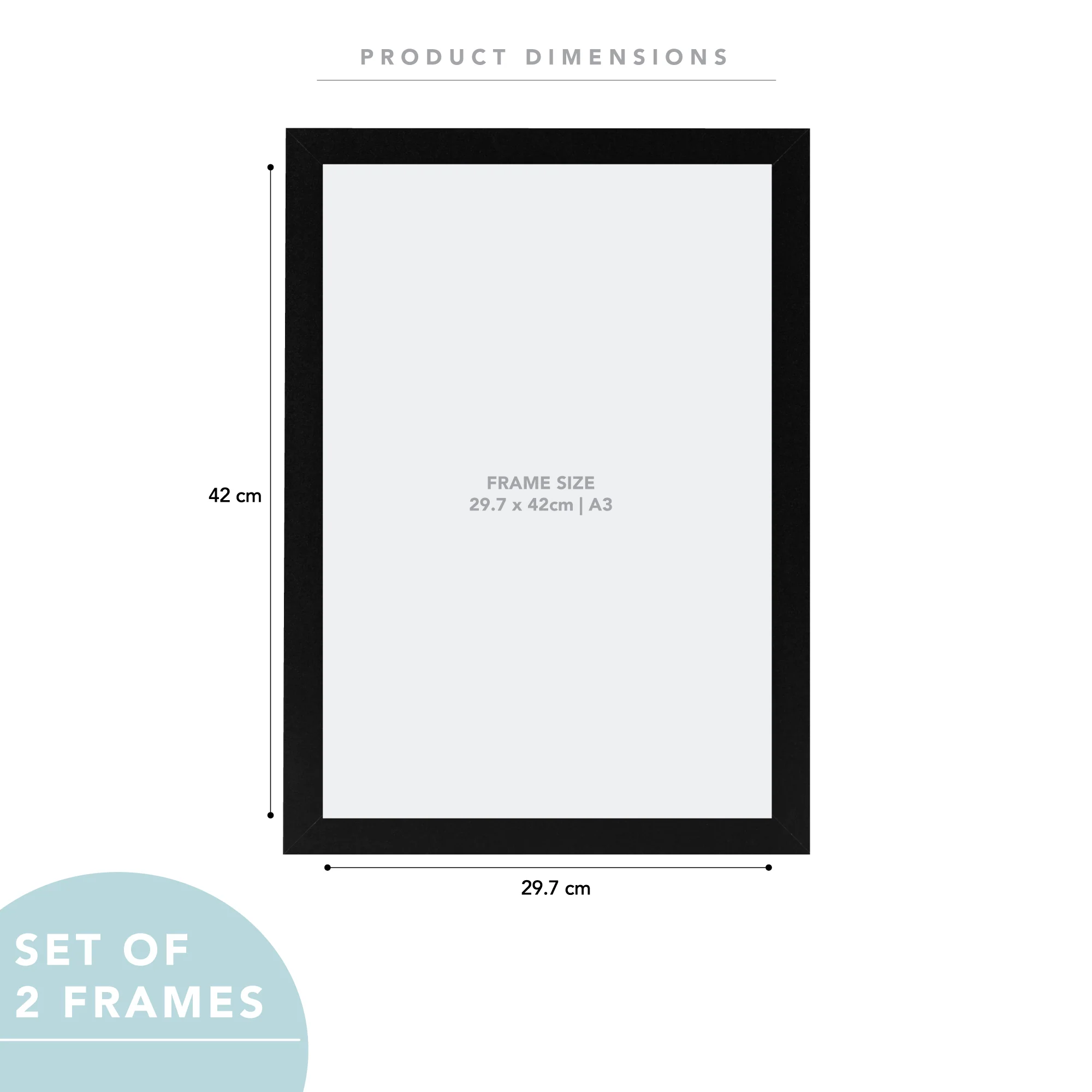 Set Of 2 A3 Premium Paradise Wooden Photo Frame - Image 3