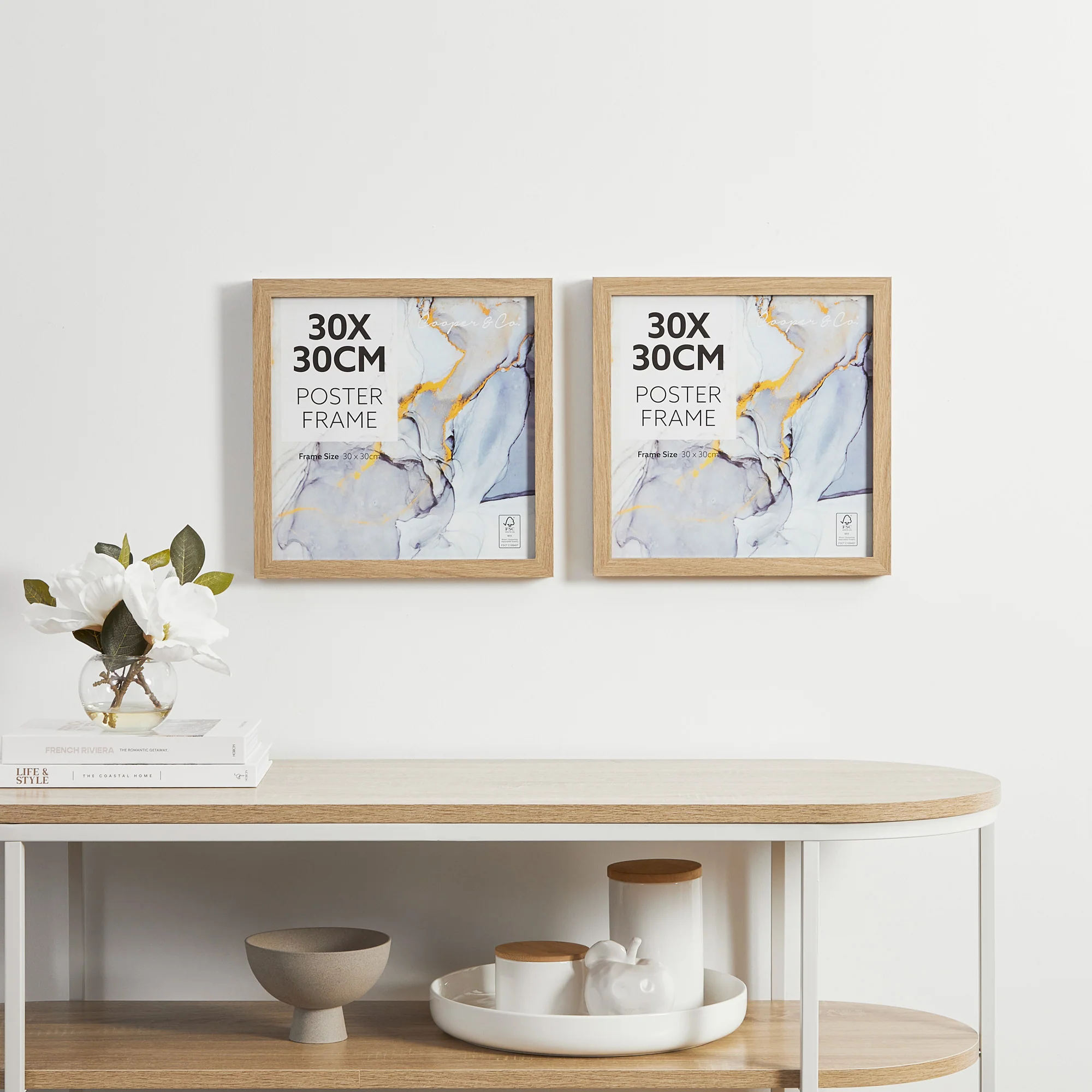 Set of 2 30x30cm Poster Photo Frames - Image 12
