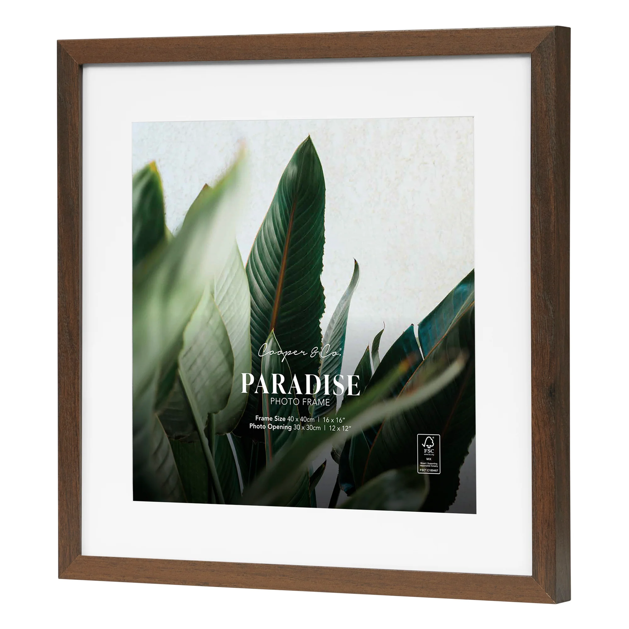 Set Of 2 40x40cm Mat to 30x30cm Premium Paradise Wooden Photo Frame - Image 29