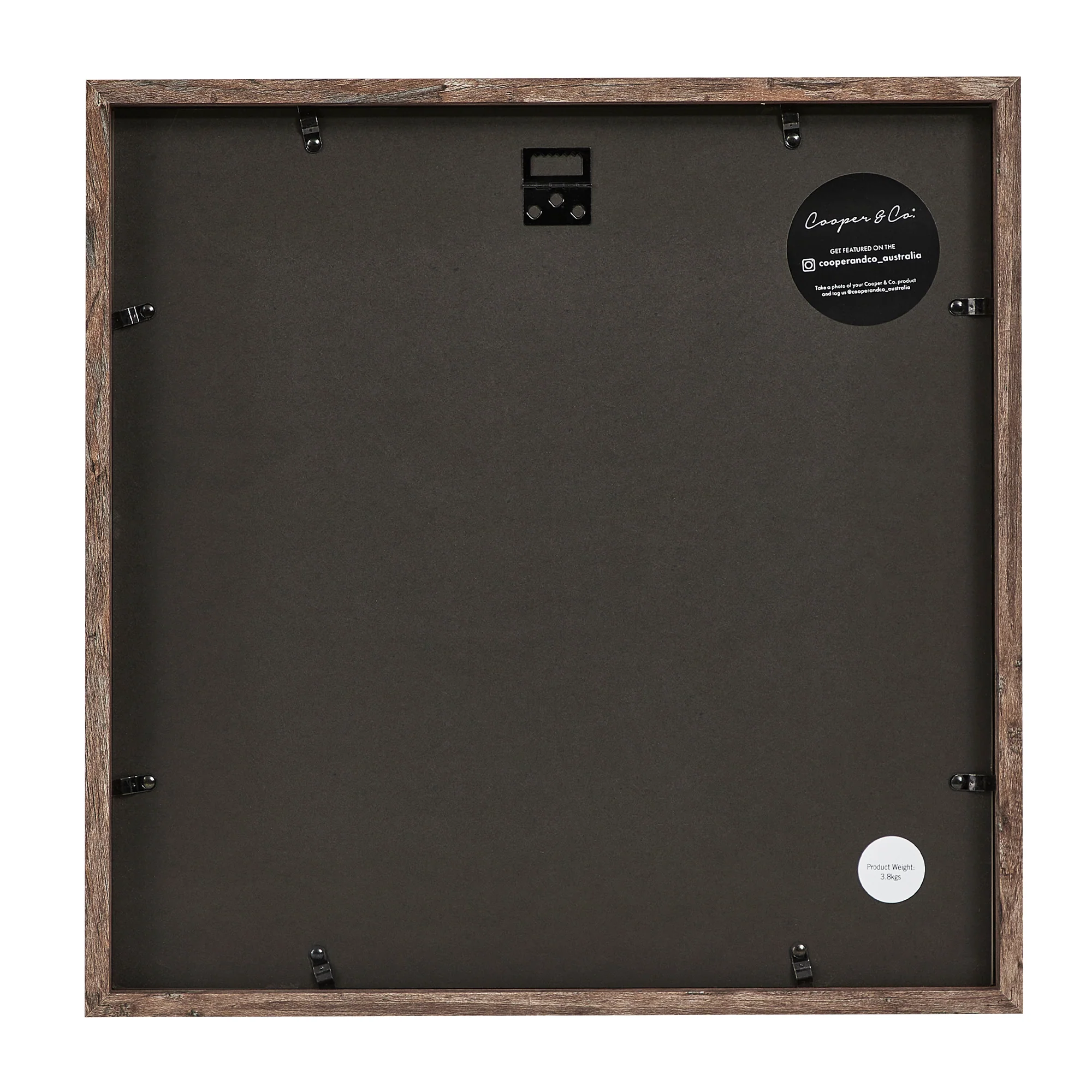 Set Of 2 40x40cm Mat to 30x30cm Premium Rustic Wooden Photo Frame - Image 10