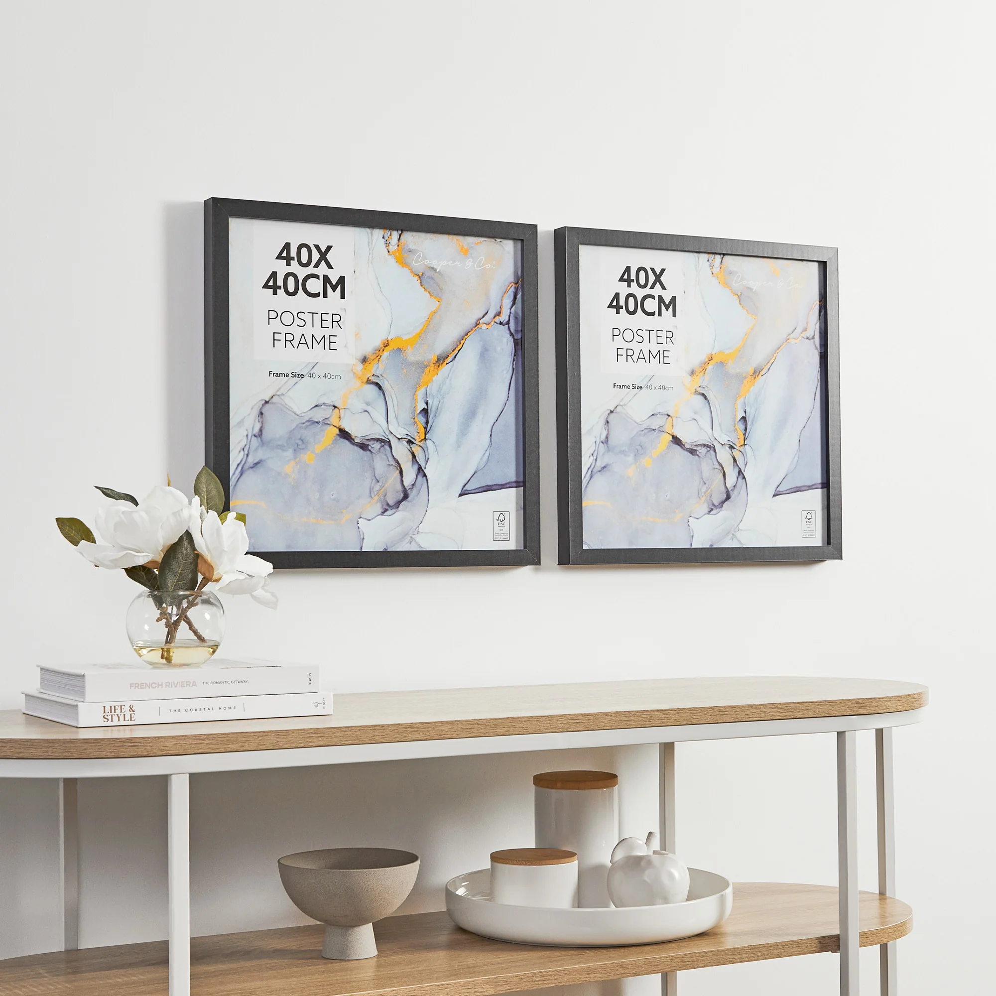 Set of 2 40x40cm Poster Photo Frames - Image 4