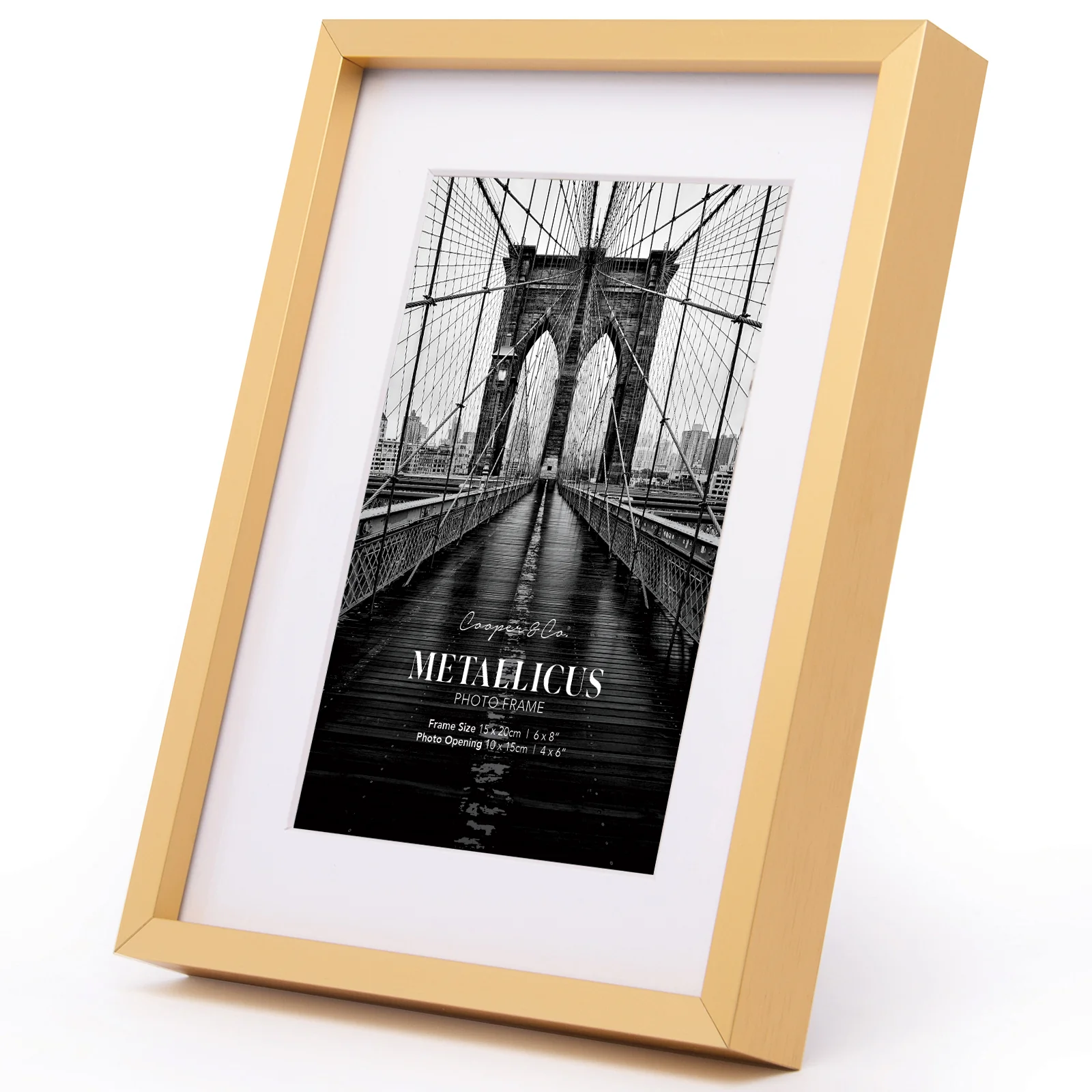 Set Of 2 15x20cm Mat to 10x15cm Premium Metal Photo Frames - Image 13