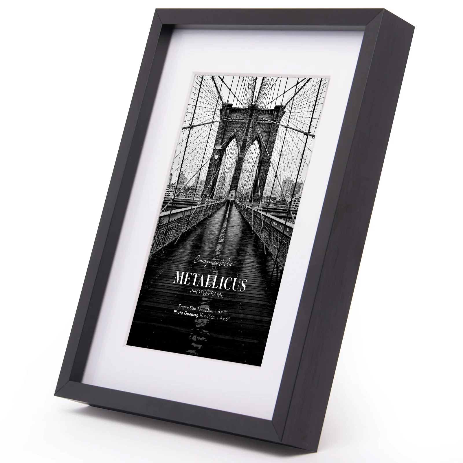 Set Of 2 15x20cm Mat to 10x15cm Premium Metal Photo Frames - Image 5