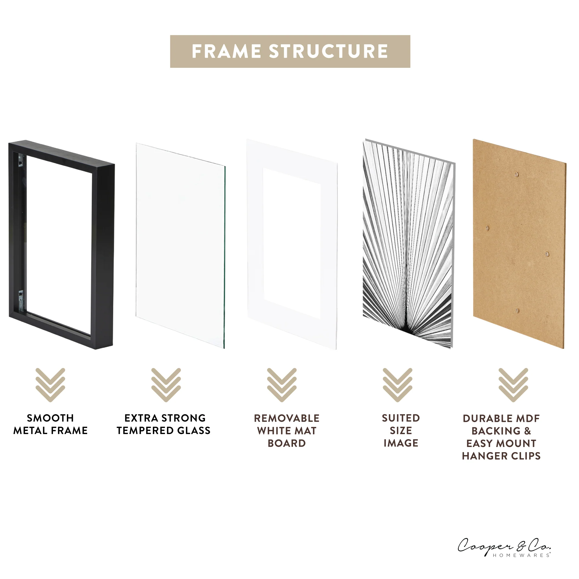 Set Of 2 15x20cm Mat to 10x15cm Premium Metal Photo Frames - Image 6