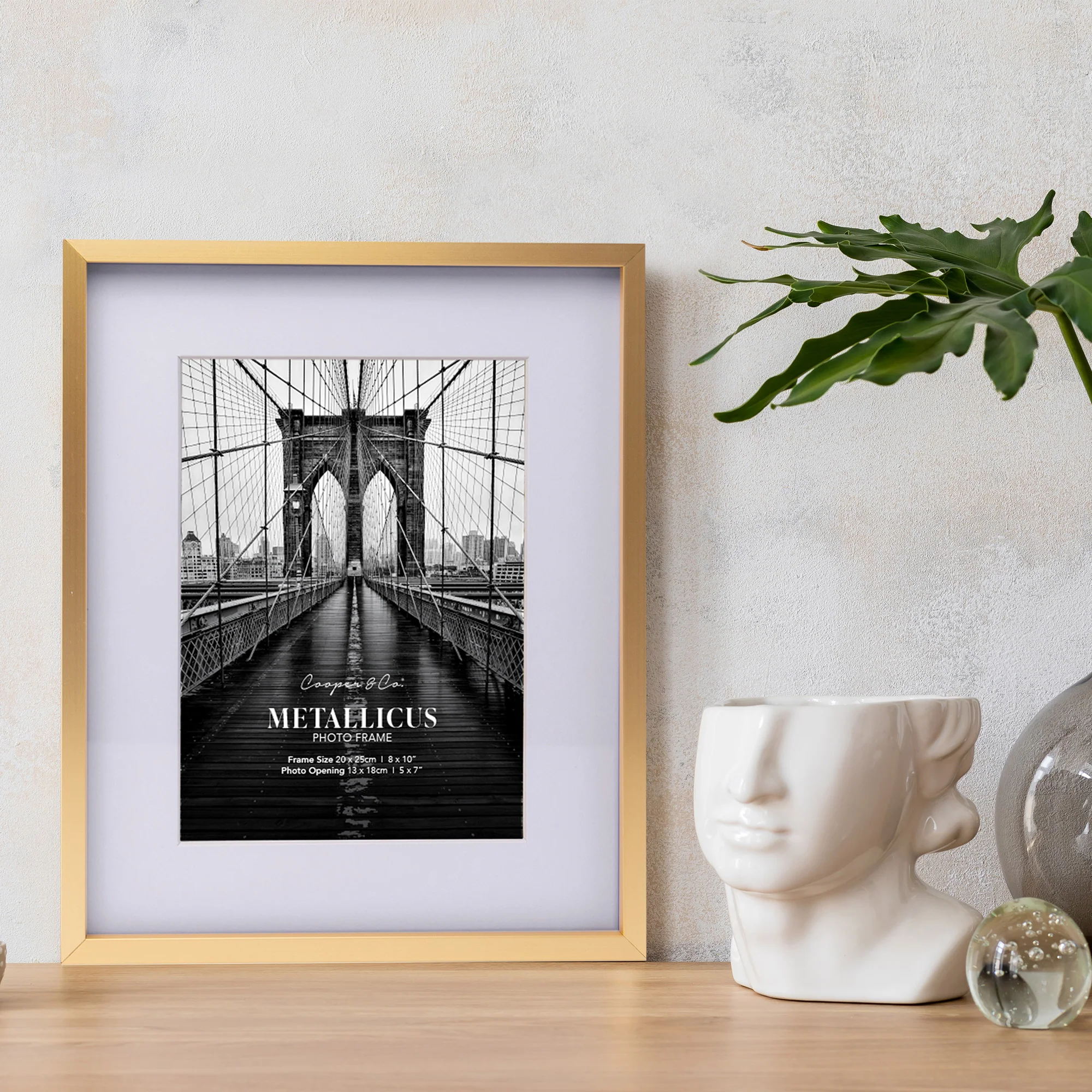 Set Of 2 20x25cm Mat to 13x18cm Premium Metal Photo Frames - Image 10