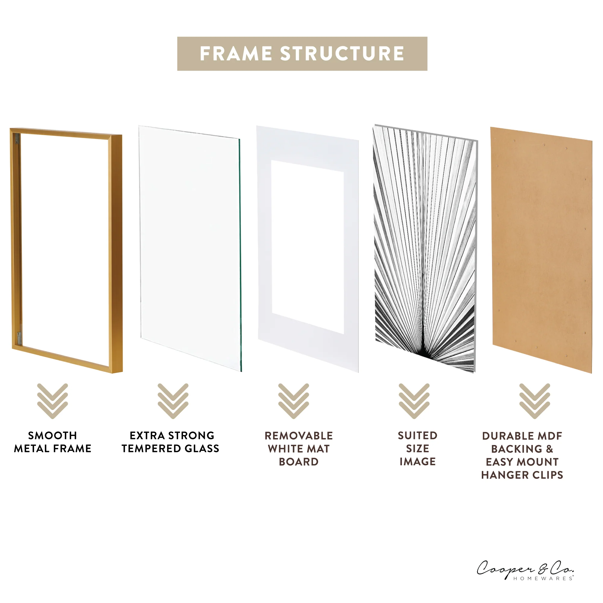 Set Of 2 20x25cm Mat to 13x18cm Premium Metal Photo Frames - Image 14