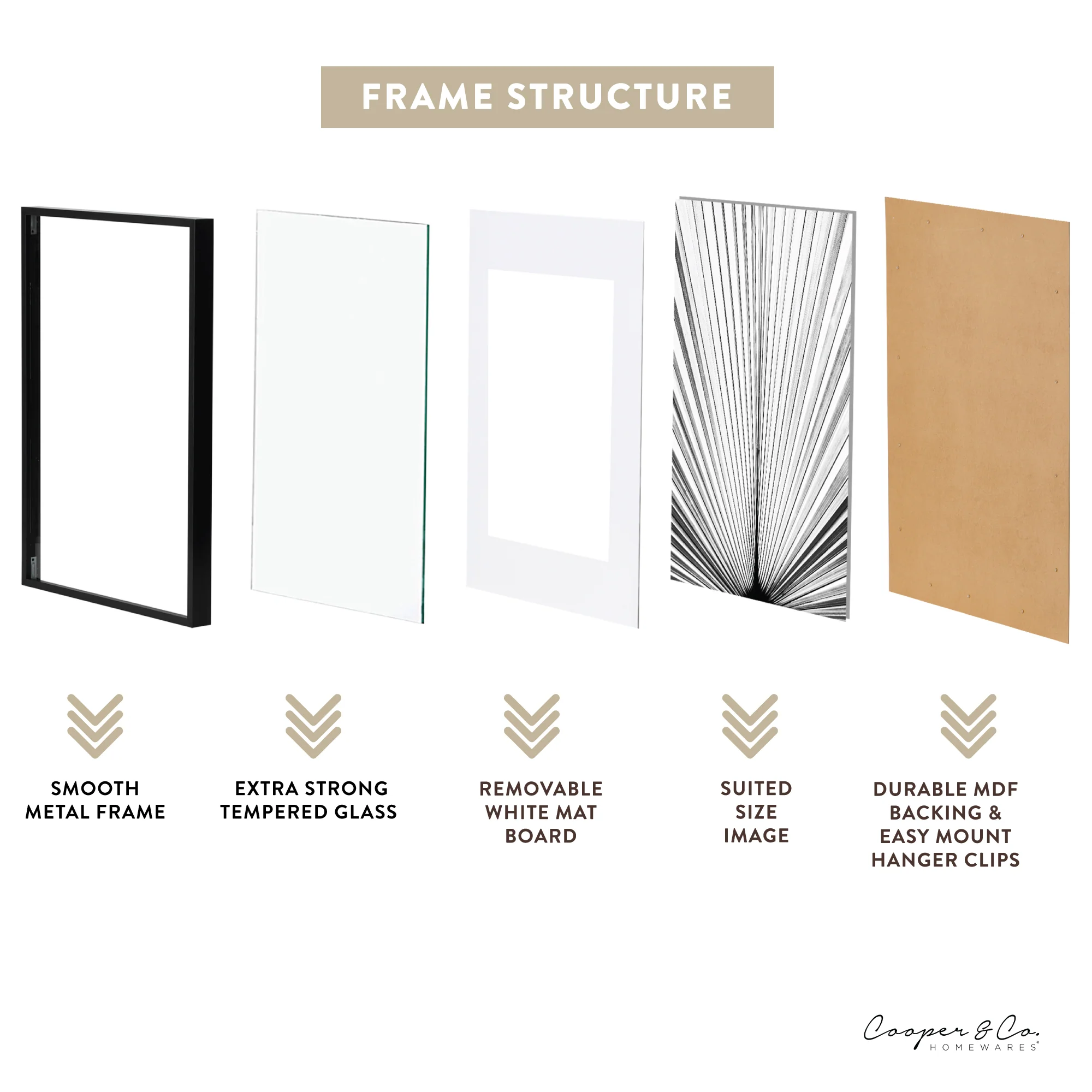 Set Of 2 20x25cm Mat to 13x18cm Premium Metal Photo Frames - Image 6