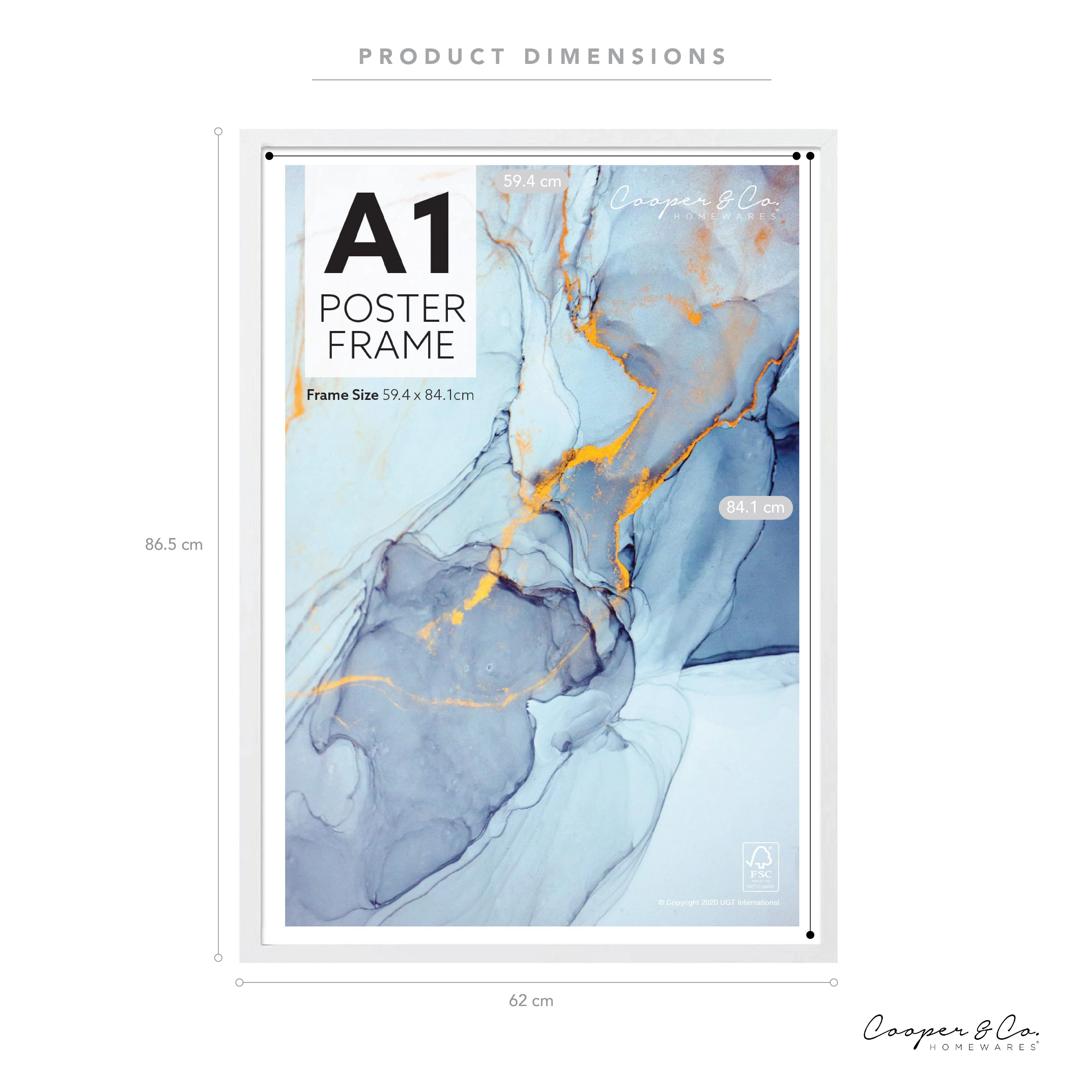 Set of 2 A1 Poster Photo Frames - Image 13