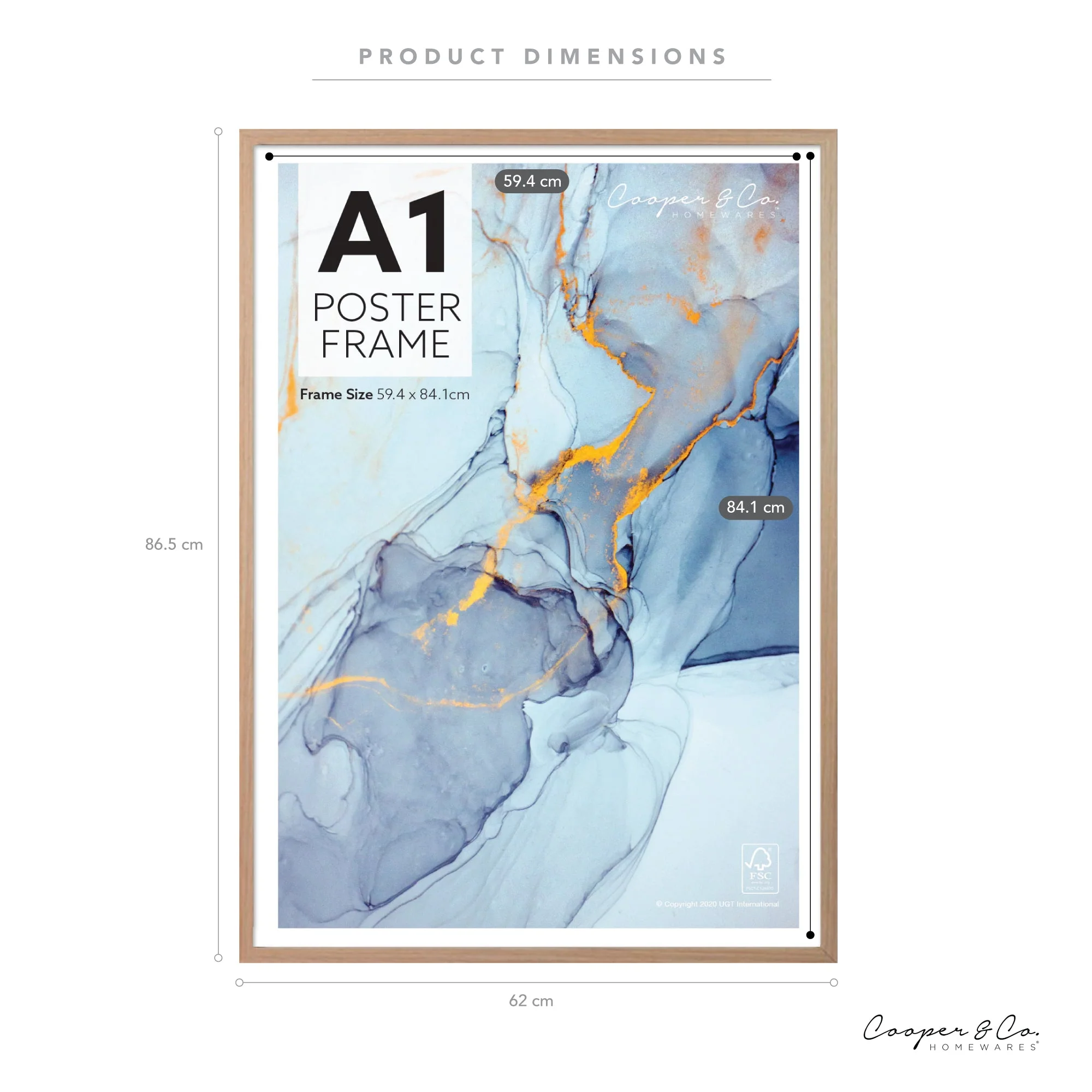 Set of 2 A1 Poster Photo Frames - Image 8