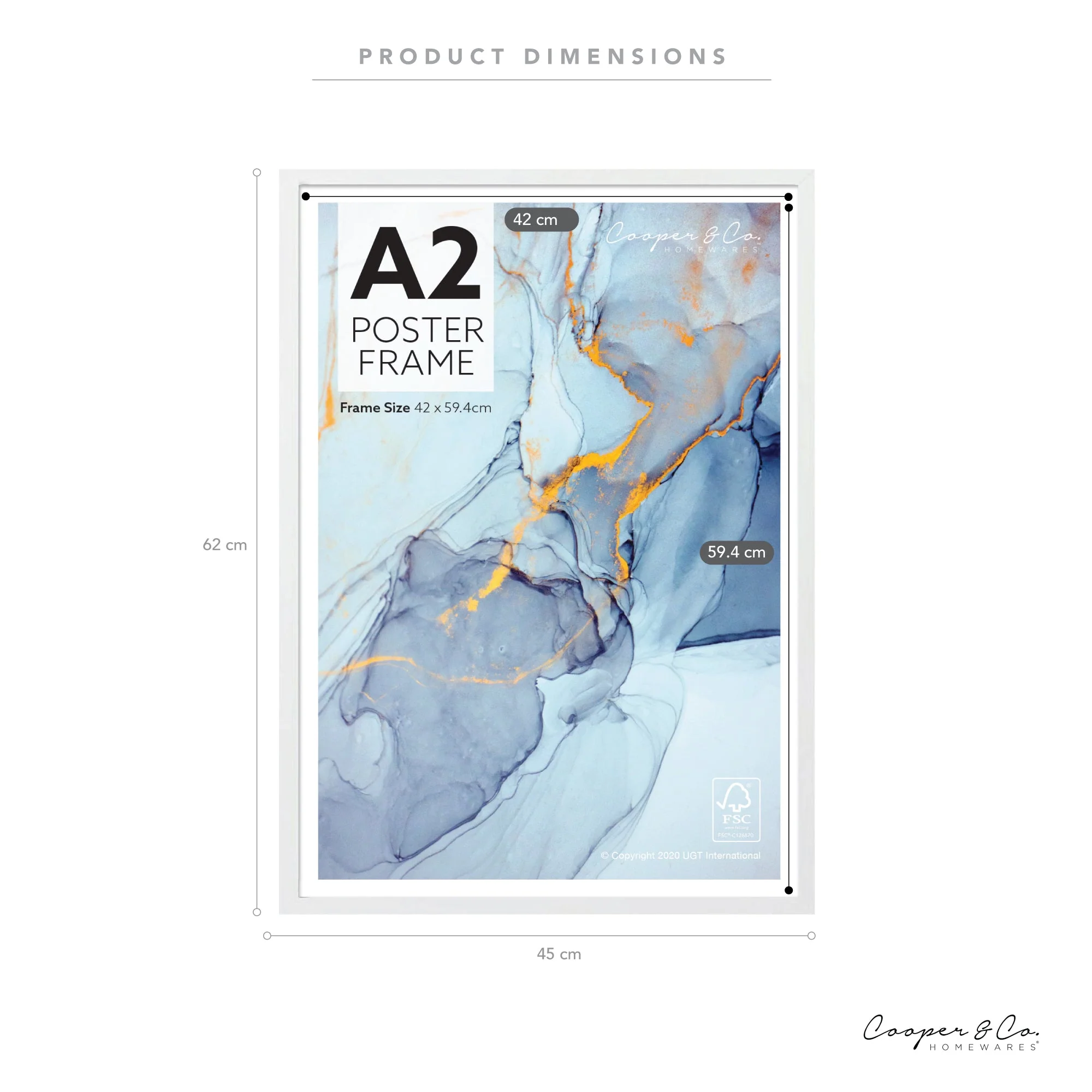 Set of 2 A2 Poster Photo Frames - Image 13