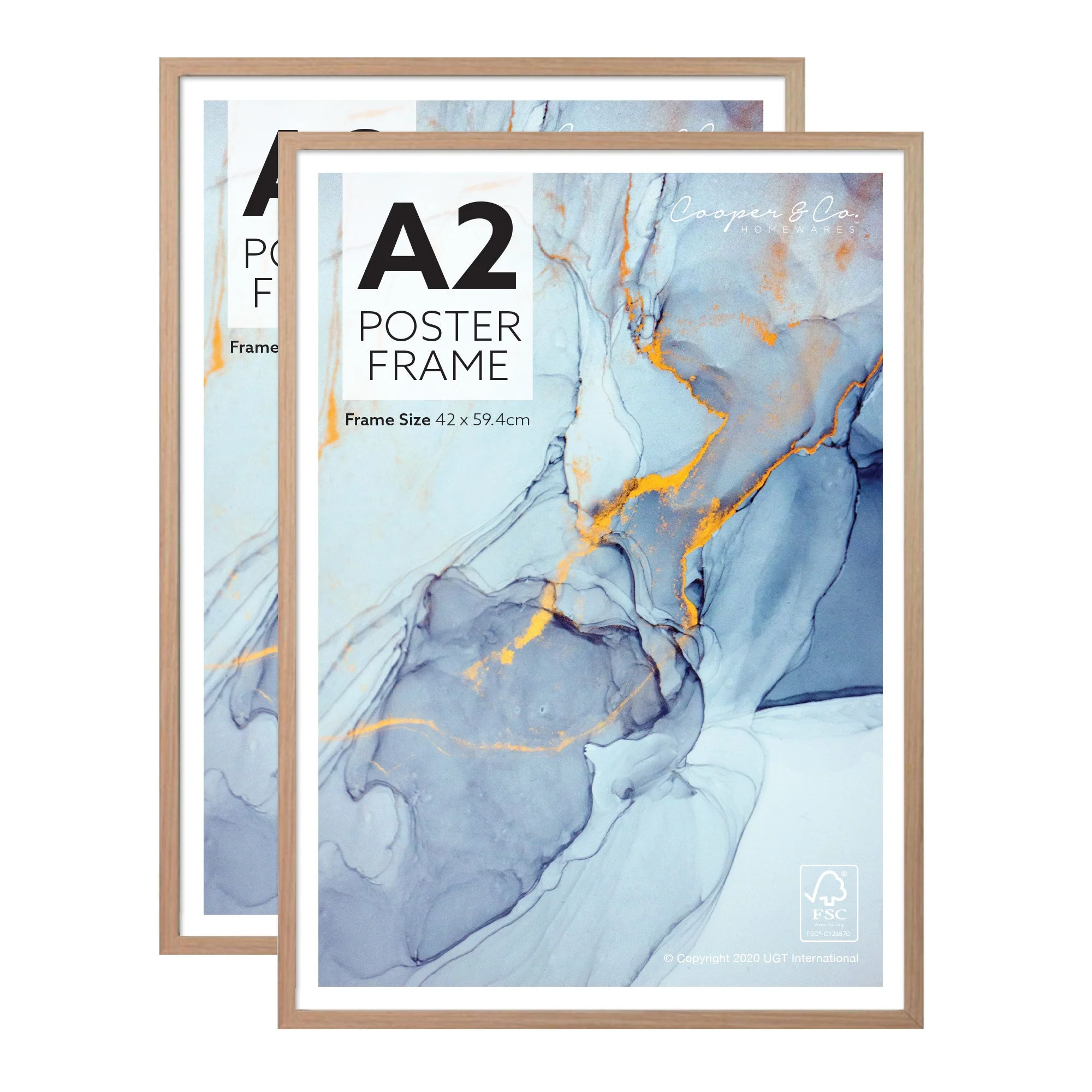 Set of 2 A2 Poster Photo Frames - Image 7