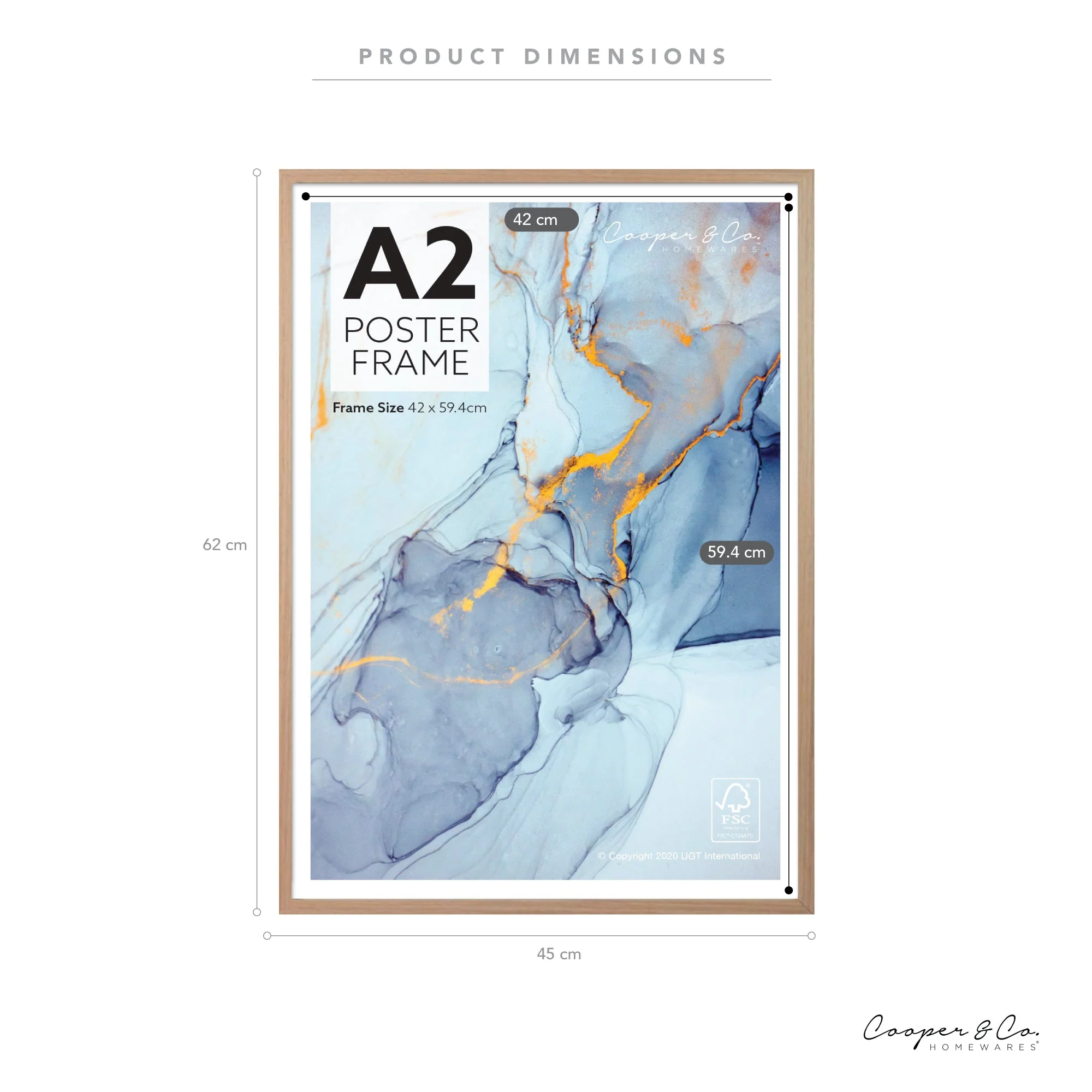 Set of 2 A2 Poster Photo Frames - Image 8