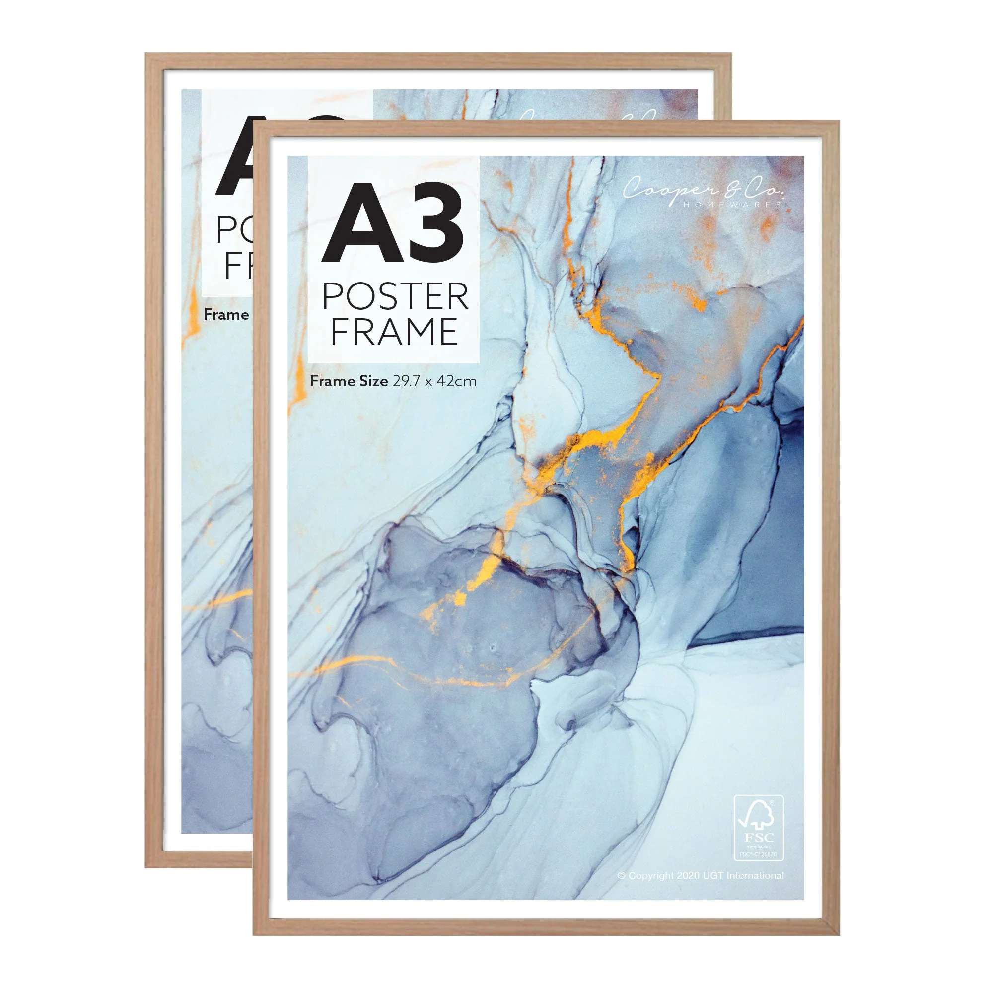 Set of 2 A3 Poster Photo Frames - Image 7