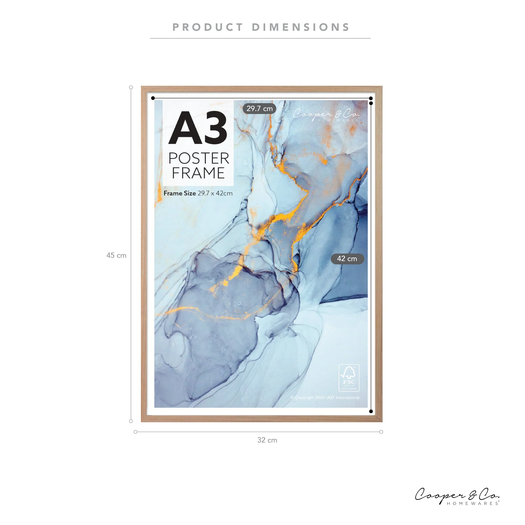 Set of 2 A3 Poster Photo Frames - Image 8